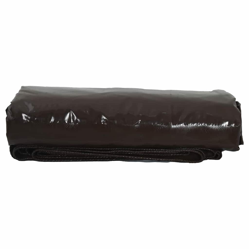 Cerada 650g / m² Smeđa 1,5 x 6 m Platno s PVC premazom