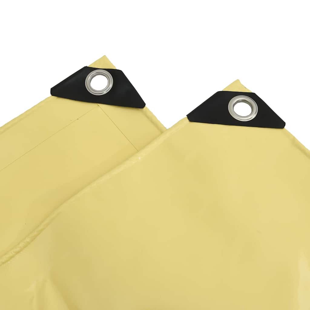 Cerada 650g / m² Bež 2,5 x 4,5 m Platno s PVC premazom