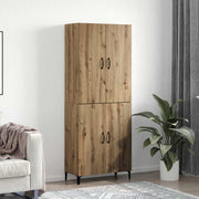 Highboard 2 pcs Umjetnički hrast Konstruirano drvo