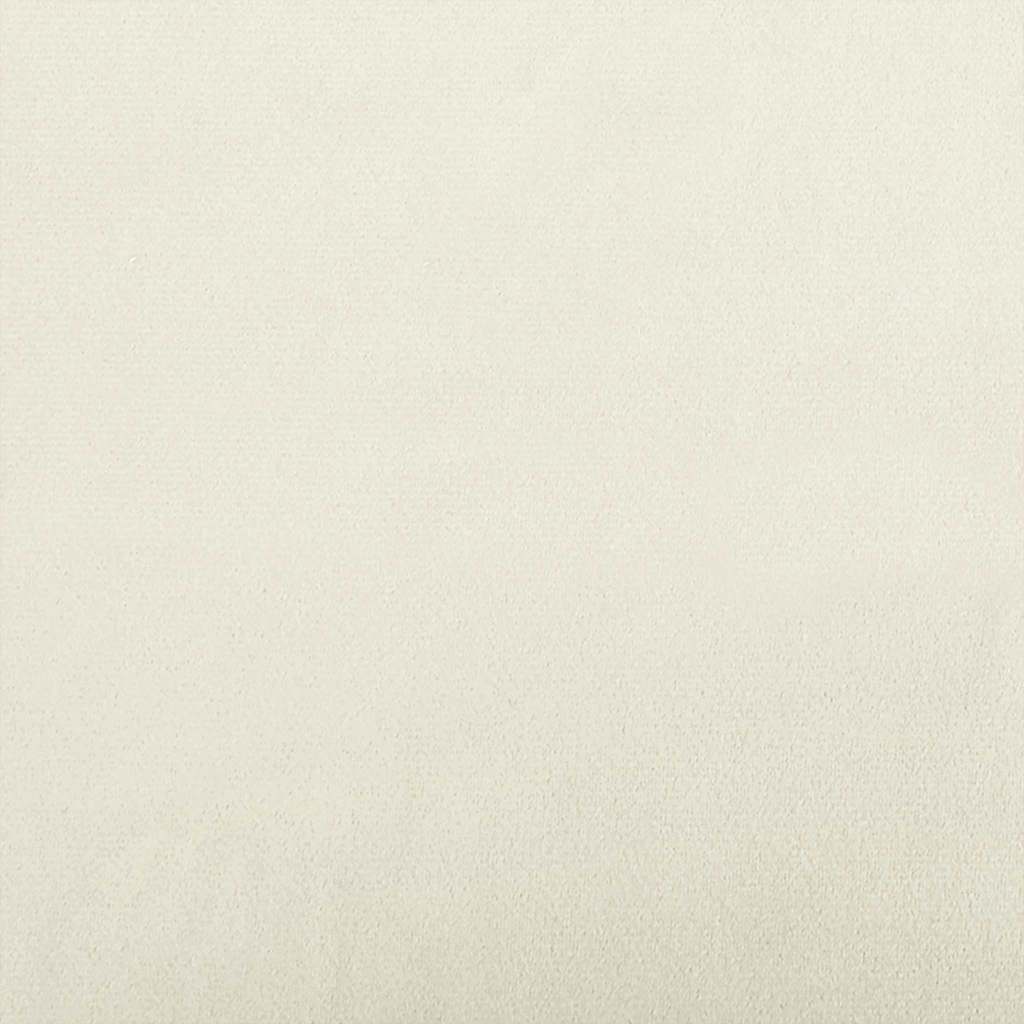 Jastuk za leđa Krema 45 x 24 x 50 cm Baršun