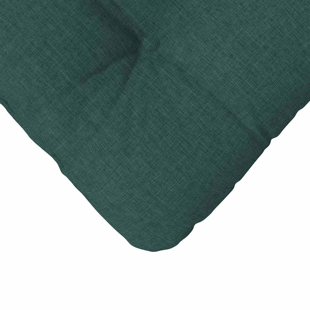 Jastučići za sjedenje 4 pcs Tamnozelena 45 x 45 x 12 cm tkanina