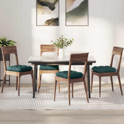 Jastučići za sjedenje 4 pcs Tamnozelena 45 x 45 x 12 cm tkanina