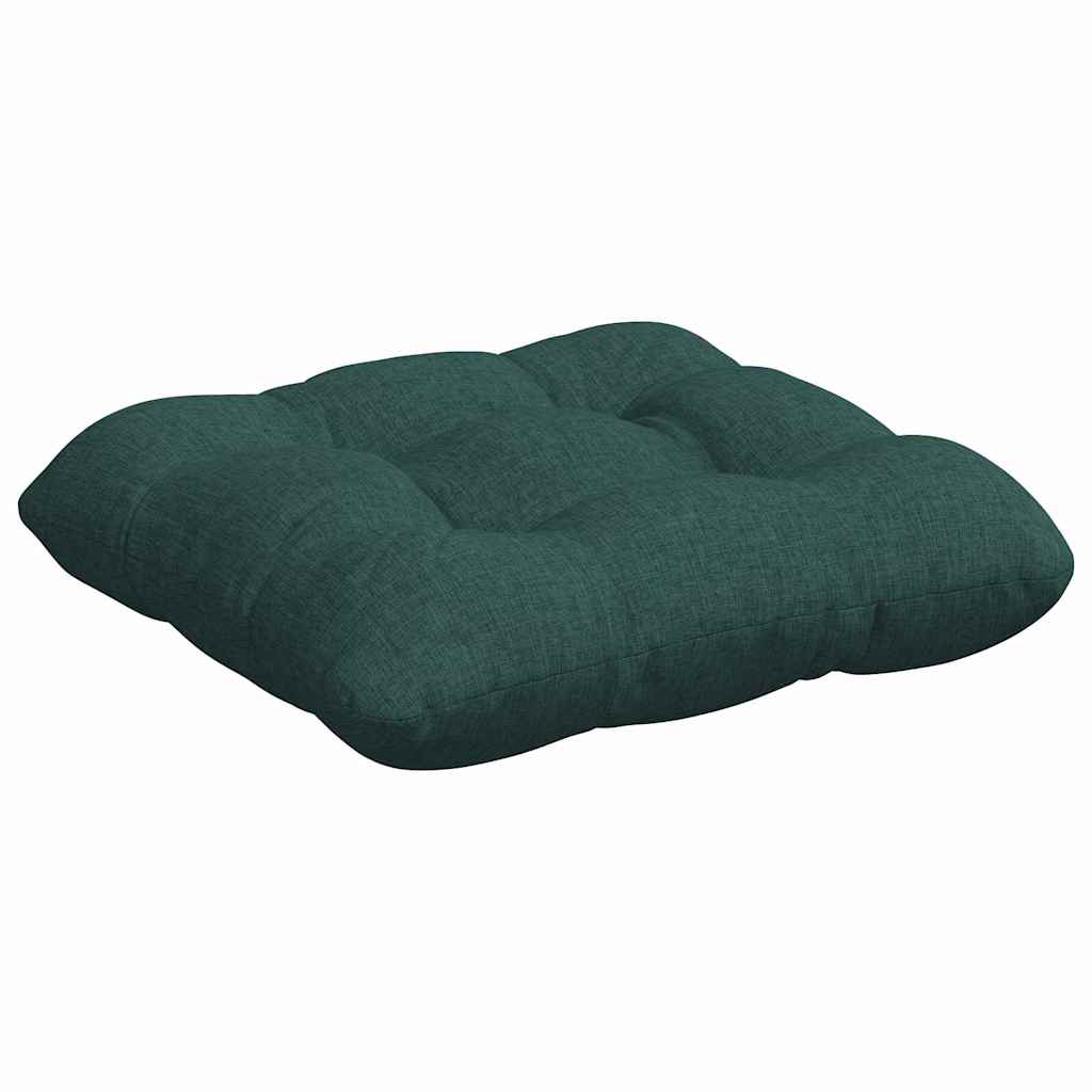Jastučići za sjedenje 4 pcs Tamnozelena 45 x 45 x 12 cm tkanina