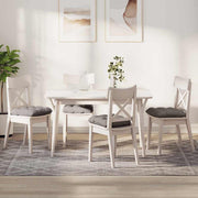 Jastučići za sjedenje 4 pcs Sivo-smeđa 45 x 45 x 12 cm tkanina