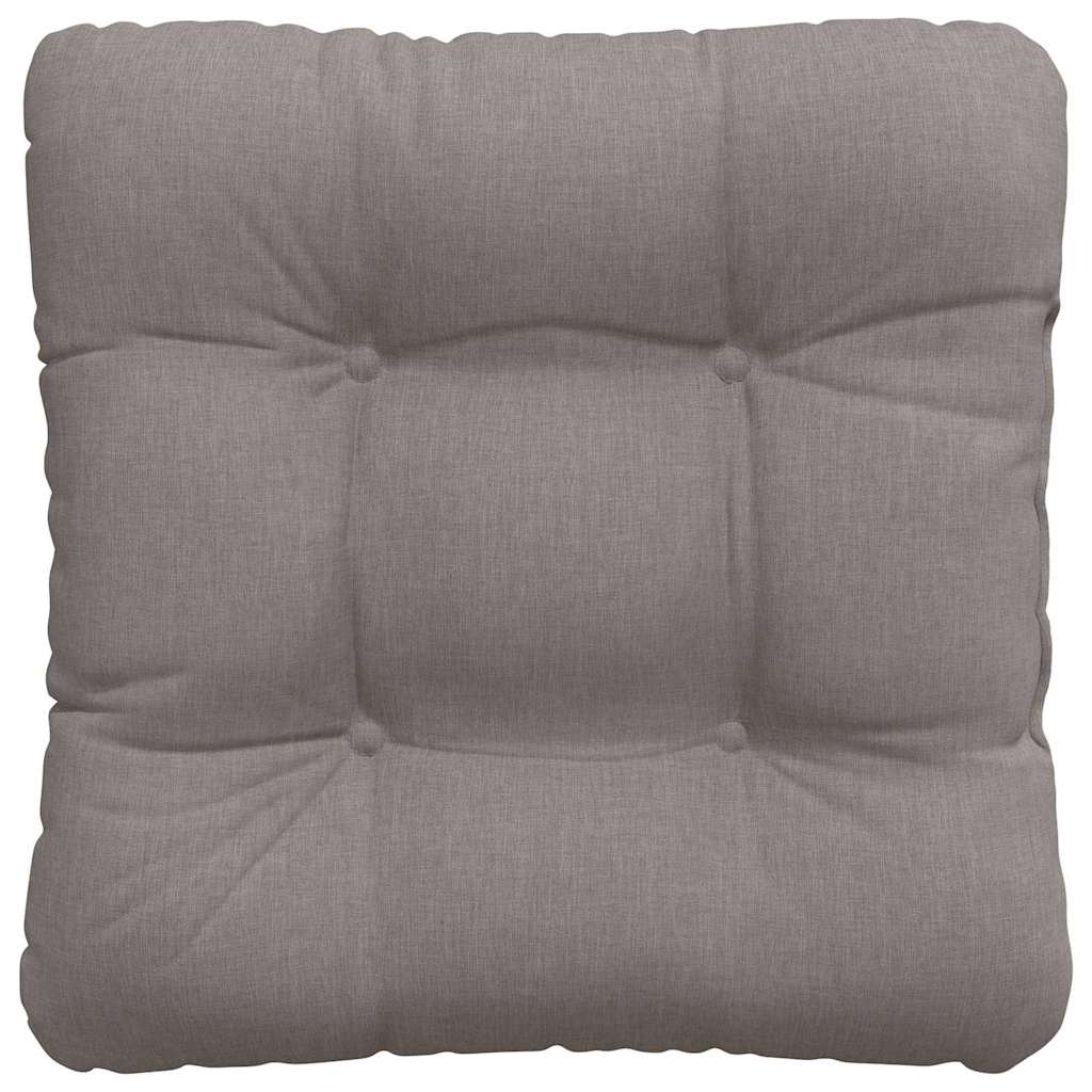 Jastučići za sjedenje 4 pcs Sivo-smeđa 45 x 45 x 12 cm tkanina