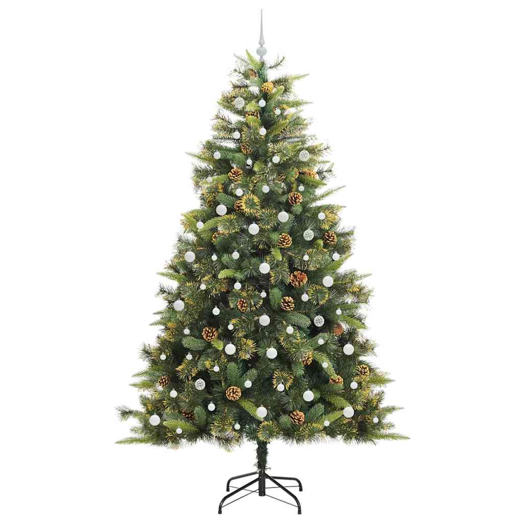 Umjetno Drvo za Božić s Šišarkama Zelena 240 cm