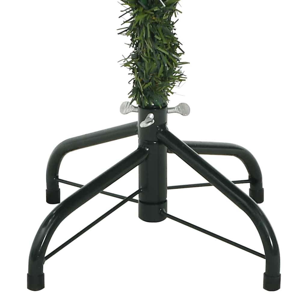 Umjetno božićno drvce S LED lampica Zelena i bijela 150 cm