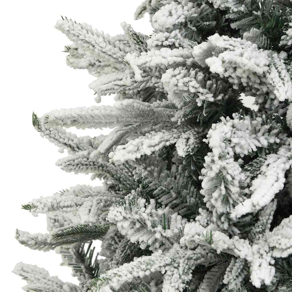 Umjetno prethodno osvijetljeno božićno drvce s kuglicama Zelena 210 cm