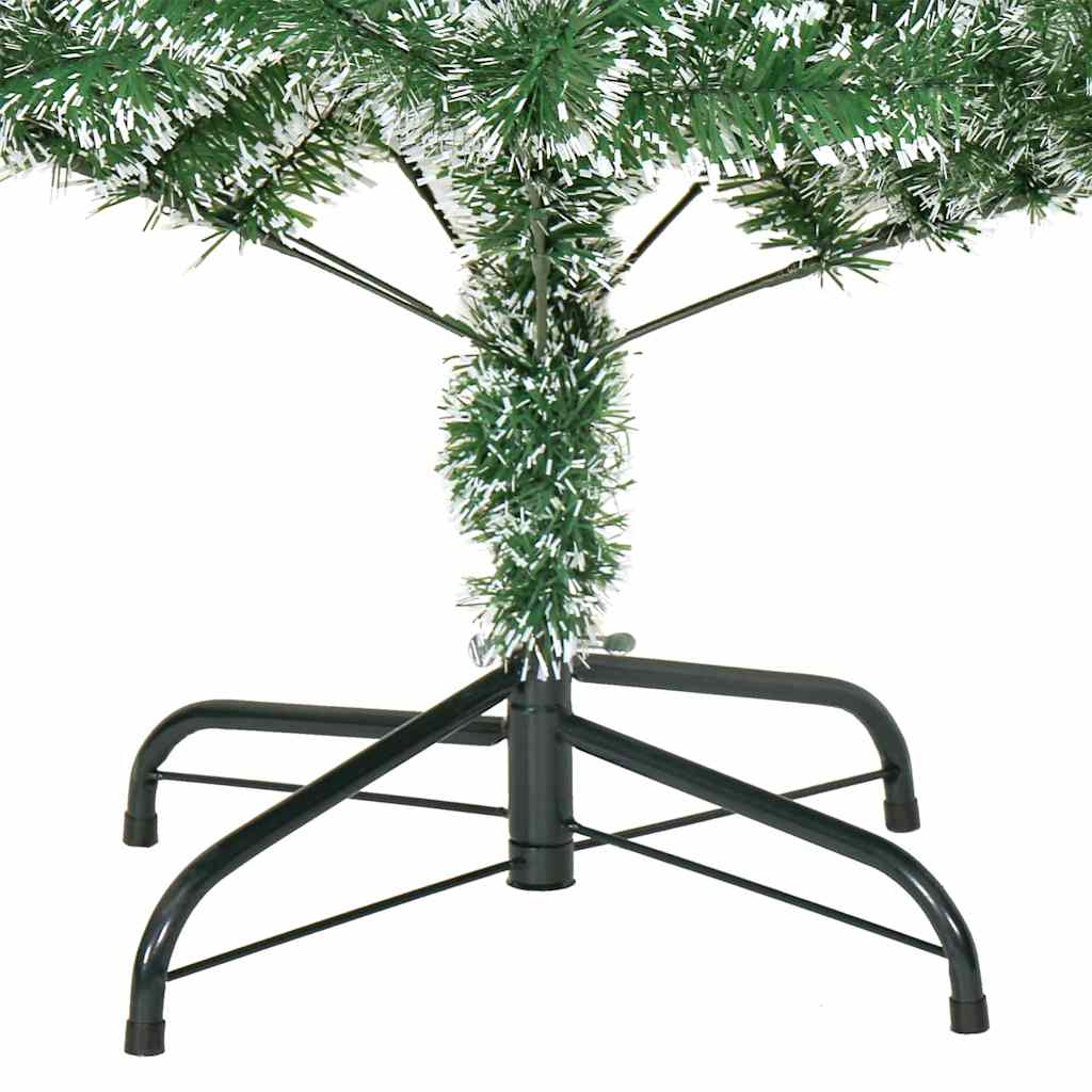 Umjetno Božićno Drvo s Snježnim Flokom i LED Svjetlom 120 cm