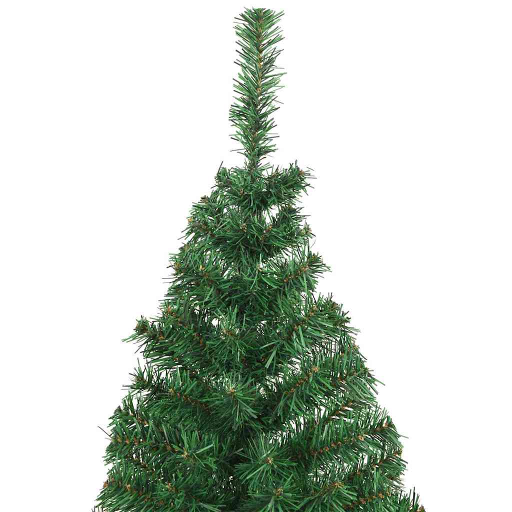 Umjetno božićno drvce Zelena 240 cm PVC i Čelik i Plastika 125 x 125 x 240 cm