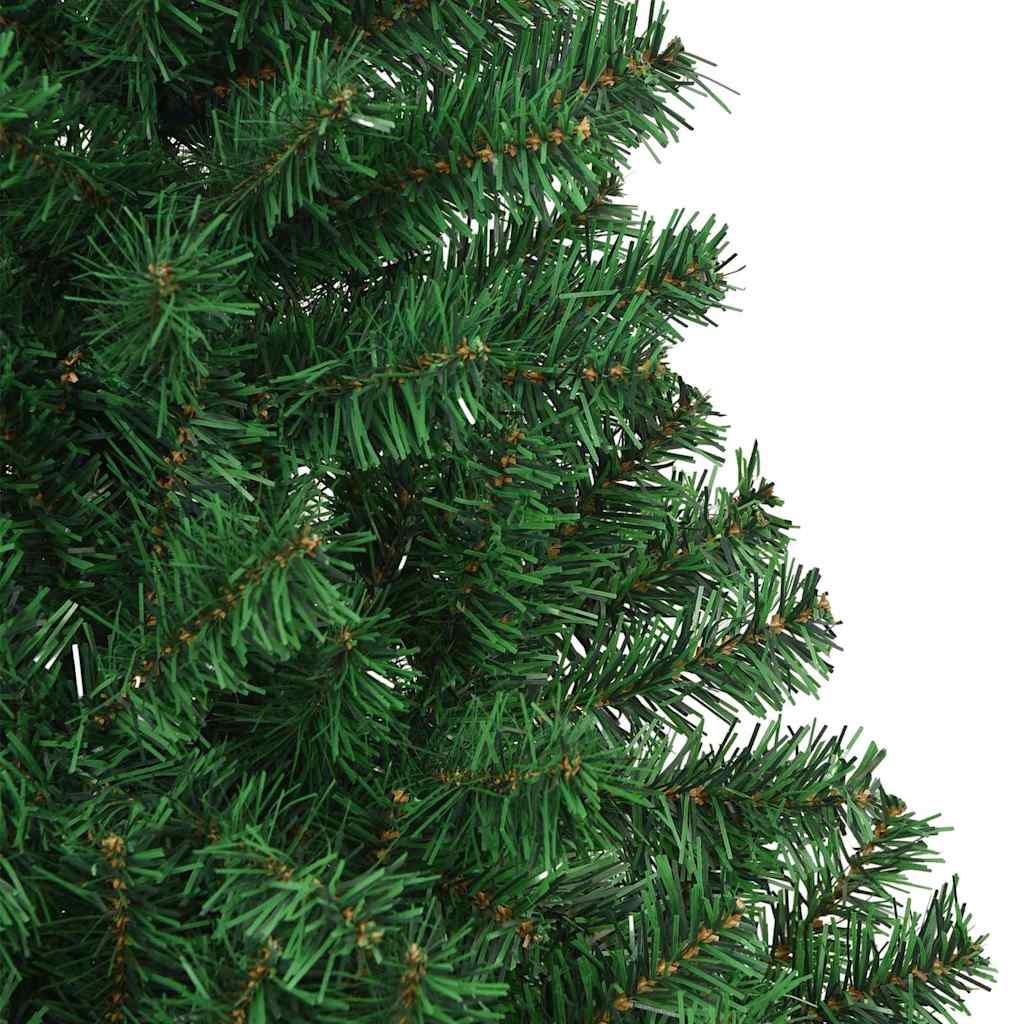 Umjetno božićno drvce Zelena 240 cm PVC i Čelik i Plastika 125 x 125 x 240 cm