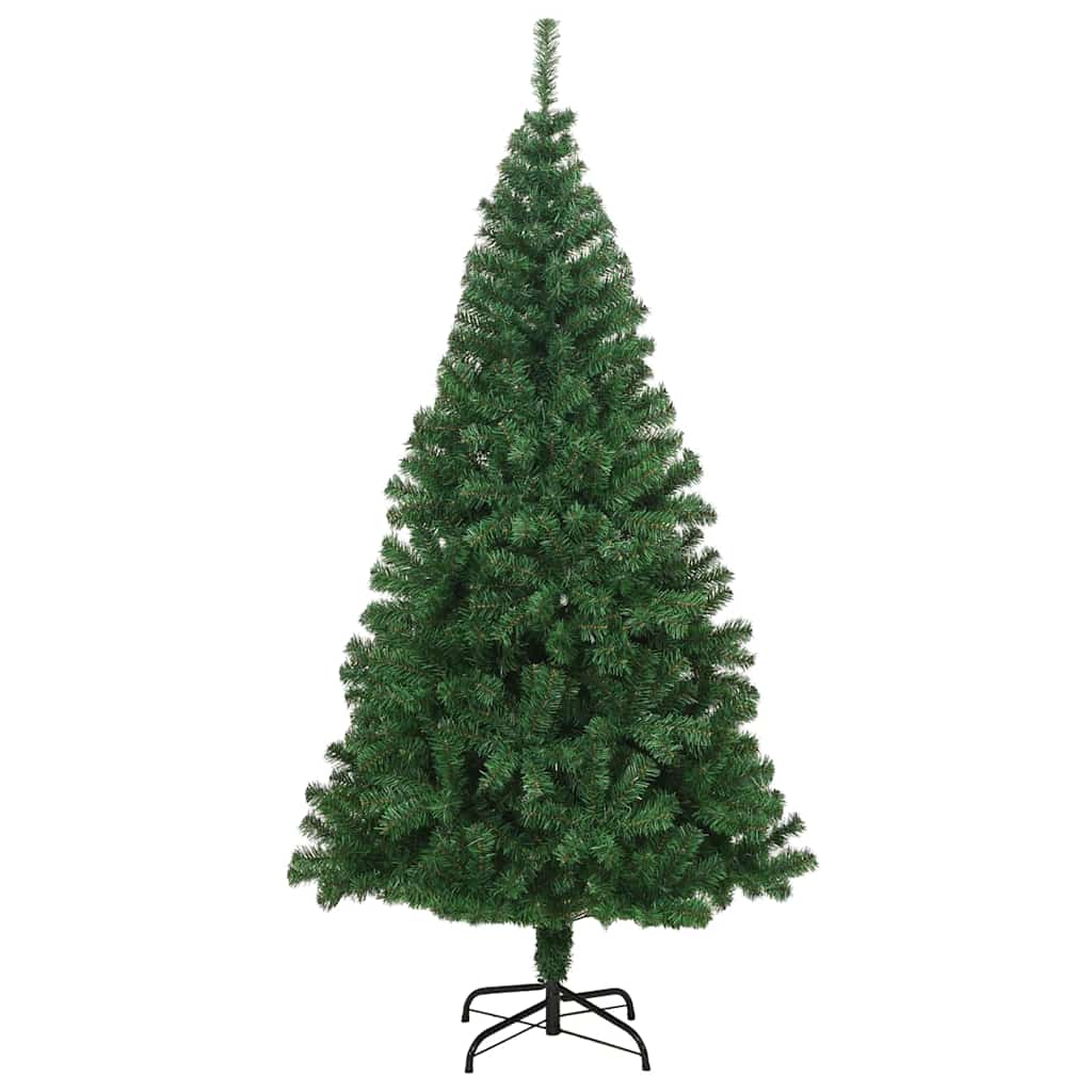 Umjetno božićno drvce Zelena 240 cm PVC i Čelik i Plastika 125 x 125 x 240 cm