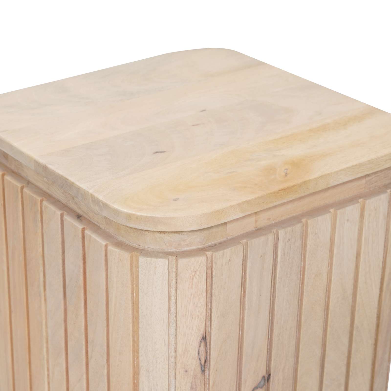 Set ručno rađenih bočnih stolova 2 pcs Bijela 45 x 45 x 45 cm