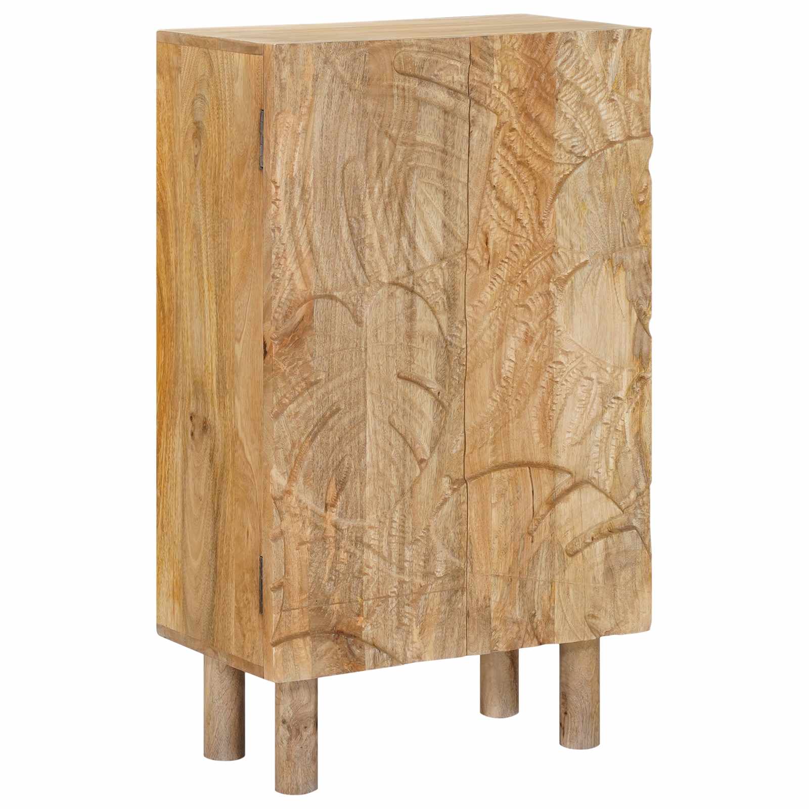 Highboard 53 x 30 x 90 cm Čvrsto Mango Drvo i Inženjersko Drvo