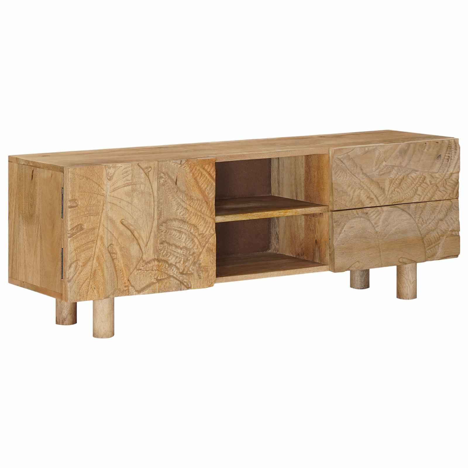 TV ormar 110 x 30 x 40 cm Čvrsto Mango Drvo i Inženjersko Drvo