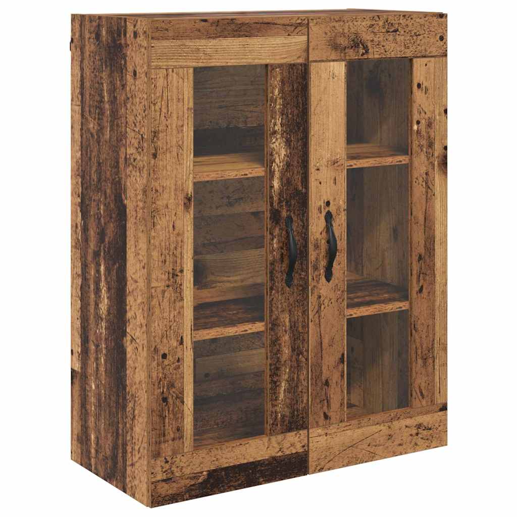 Zidni ormari 2 pcs Staro drvo 69,5 x 34 x 90 cm