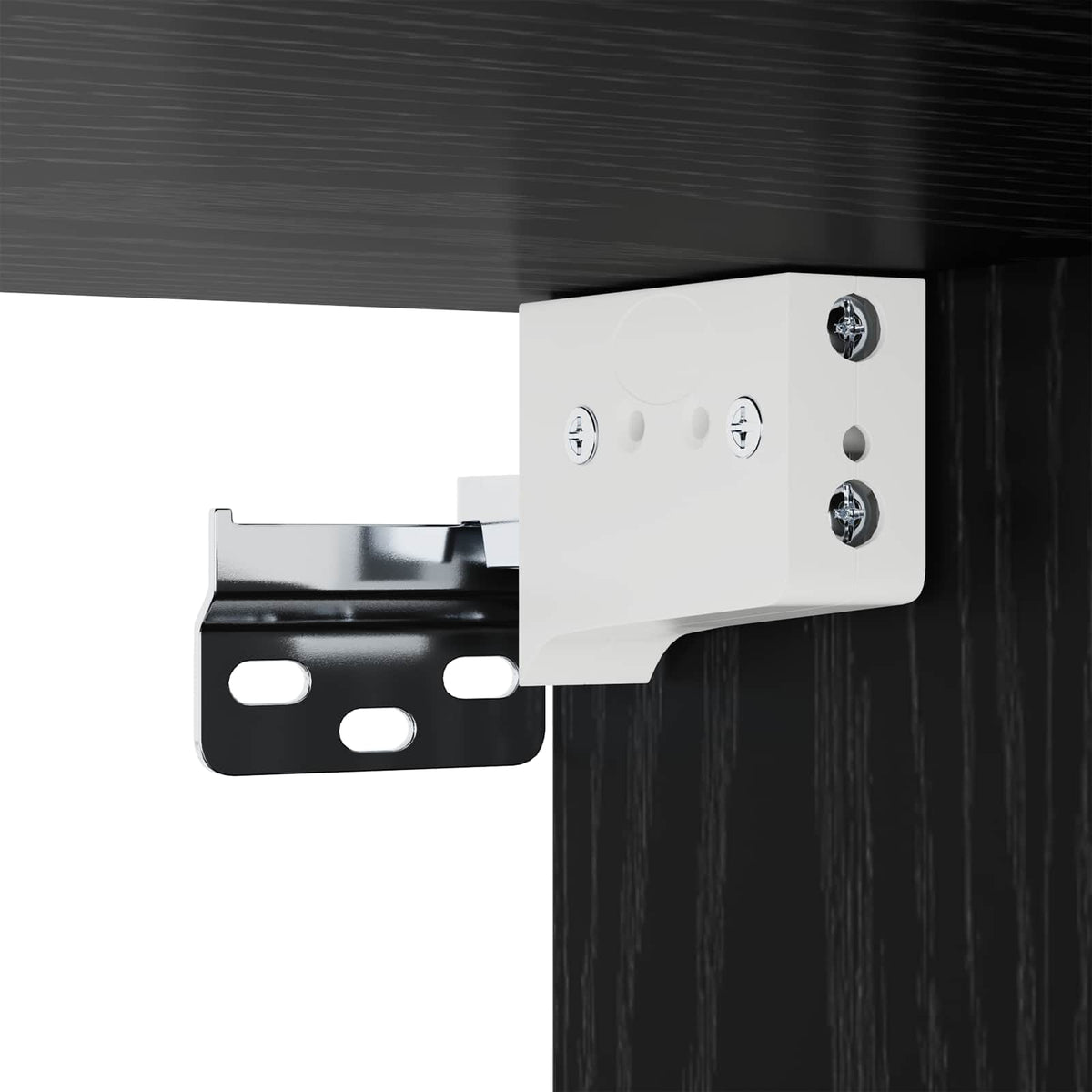 TV zidna jedinica 5 kom. Crni hrast Konstruirano drvo Crna 100 x 30 x 41 cm