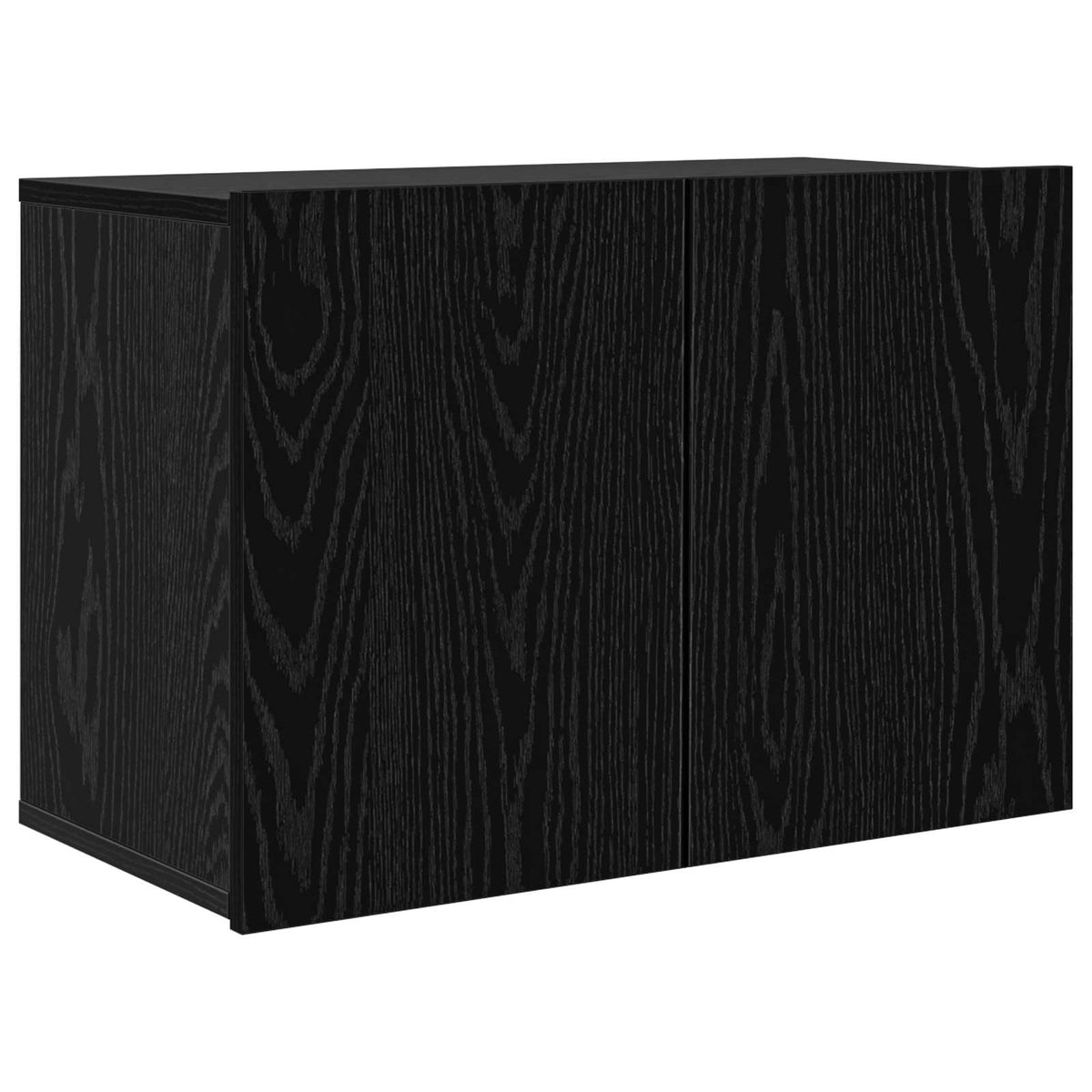 TV zidna jedinica 5 kom. Crni hrast Konstruirano drvo Crna 100 x 30 x 41 cm
