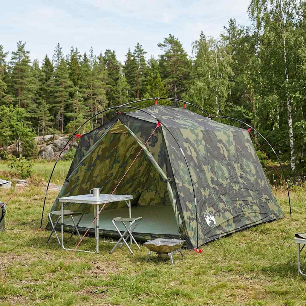 Tunelski šator Maskirna 2 osobe 185T Poliester s PU premazom