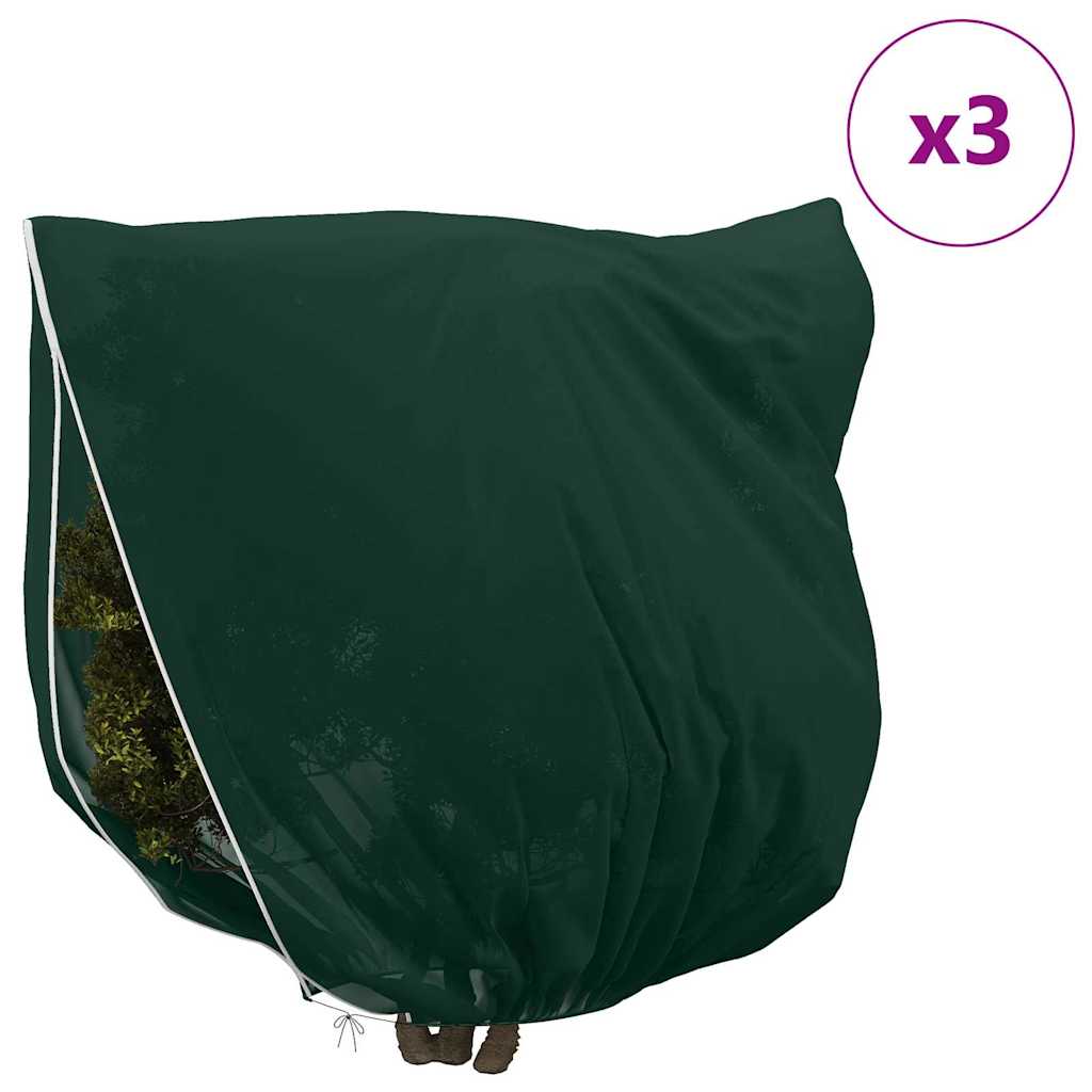 Pokrijte biljke od mraza flis pokrivačem 3 pcs Zelena