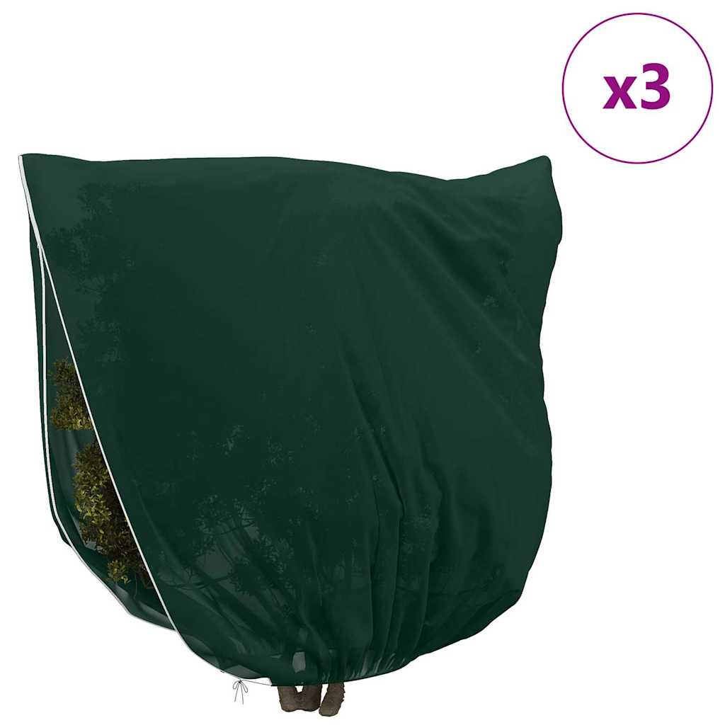 Pokrijte biljke od mraza flis pokrivačem 3 pcs Zelena
