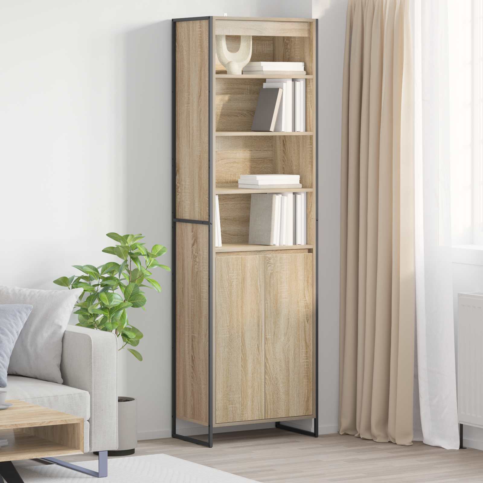 Visoki ormari Sonoma 60 x 36 x 200 cm Konstruirano drvo