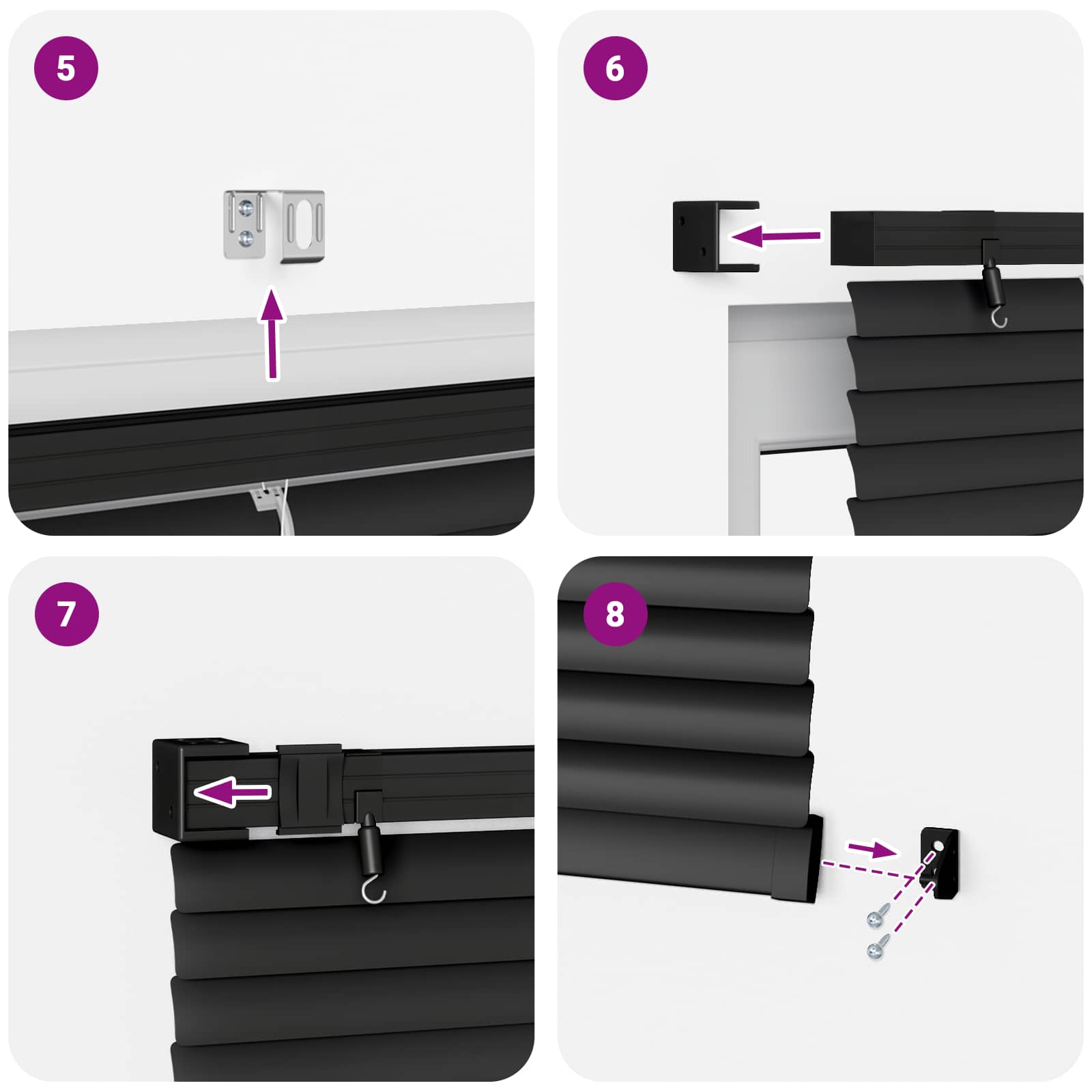 Venecijanska roleta Crna 150 x 150 cm 25 mm PVC
