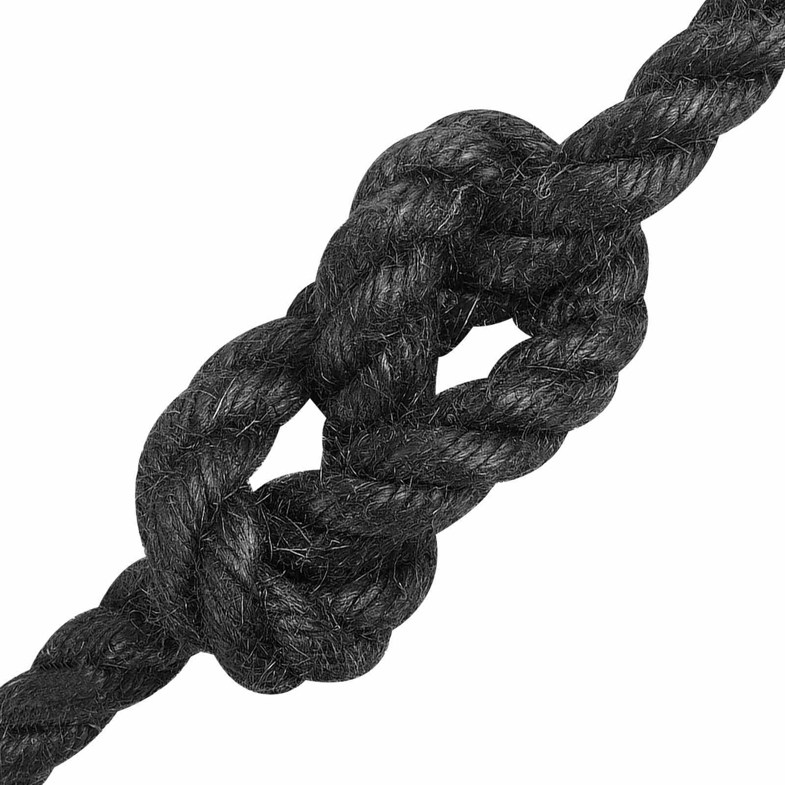 Uže od jute 10 Crna 100% Juta Tossa