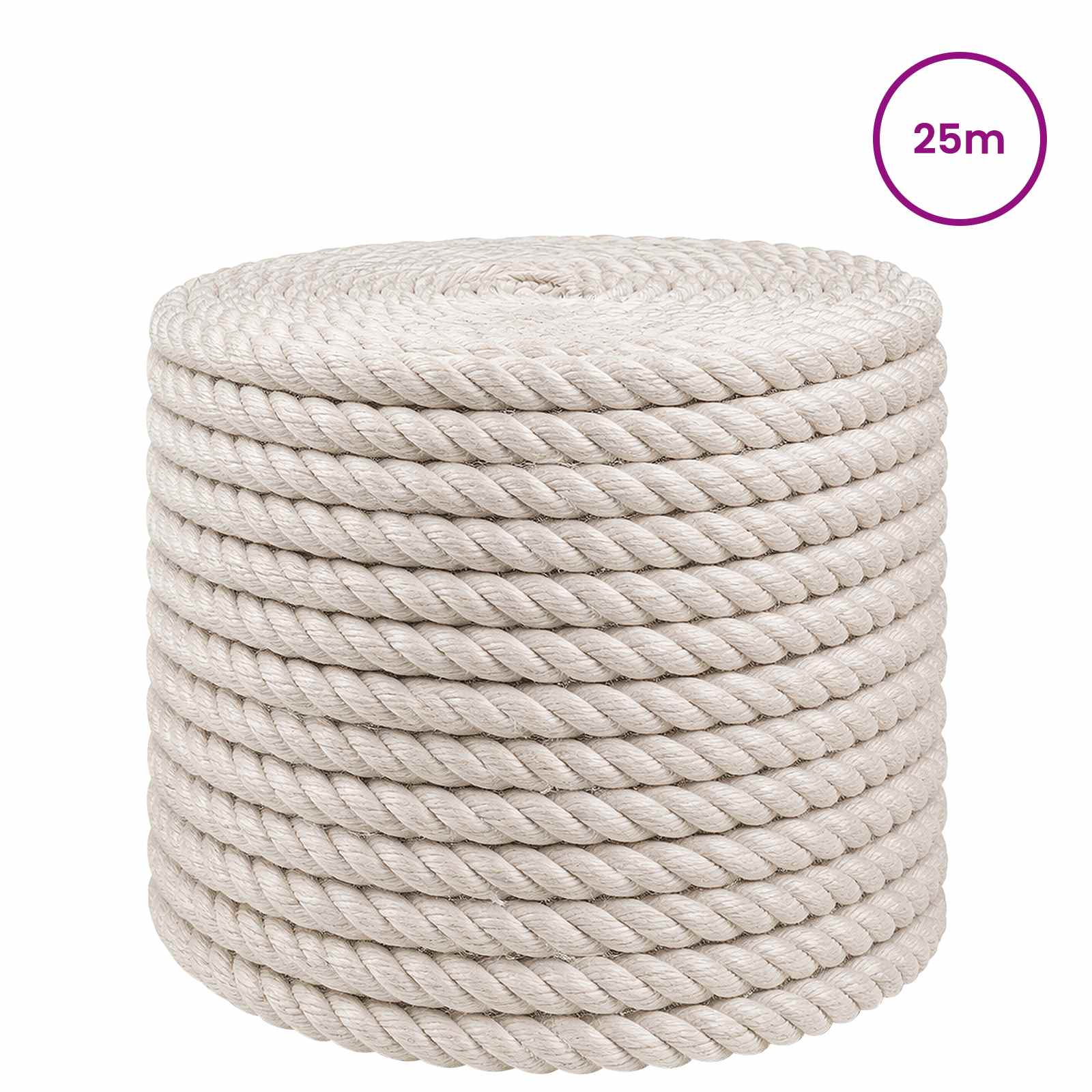 Uže od jute 12 Bijela 100% Juta Tossa