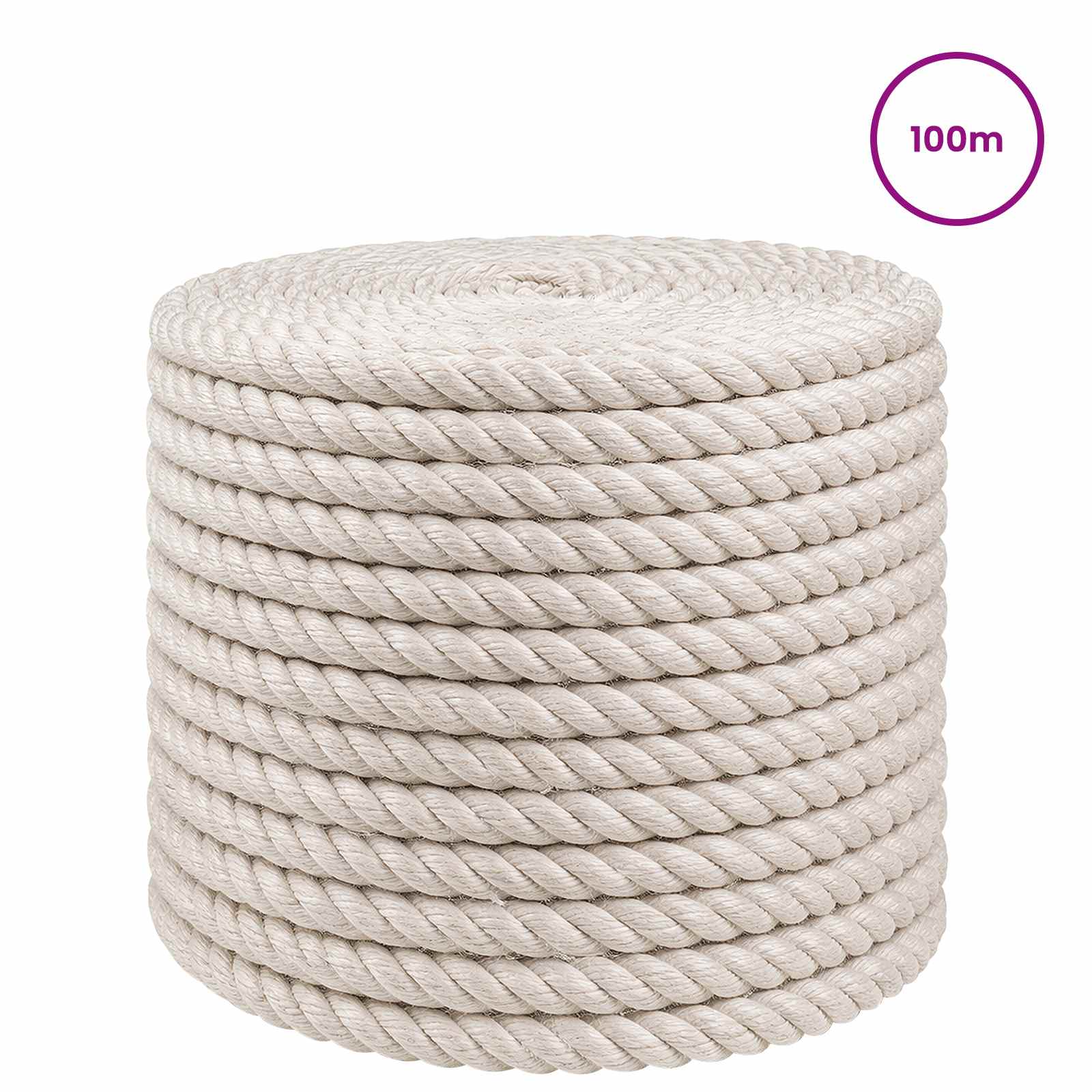 Uže od jute 12 Bijela 100% Juta Tossa