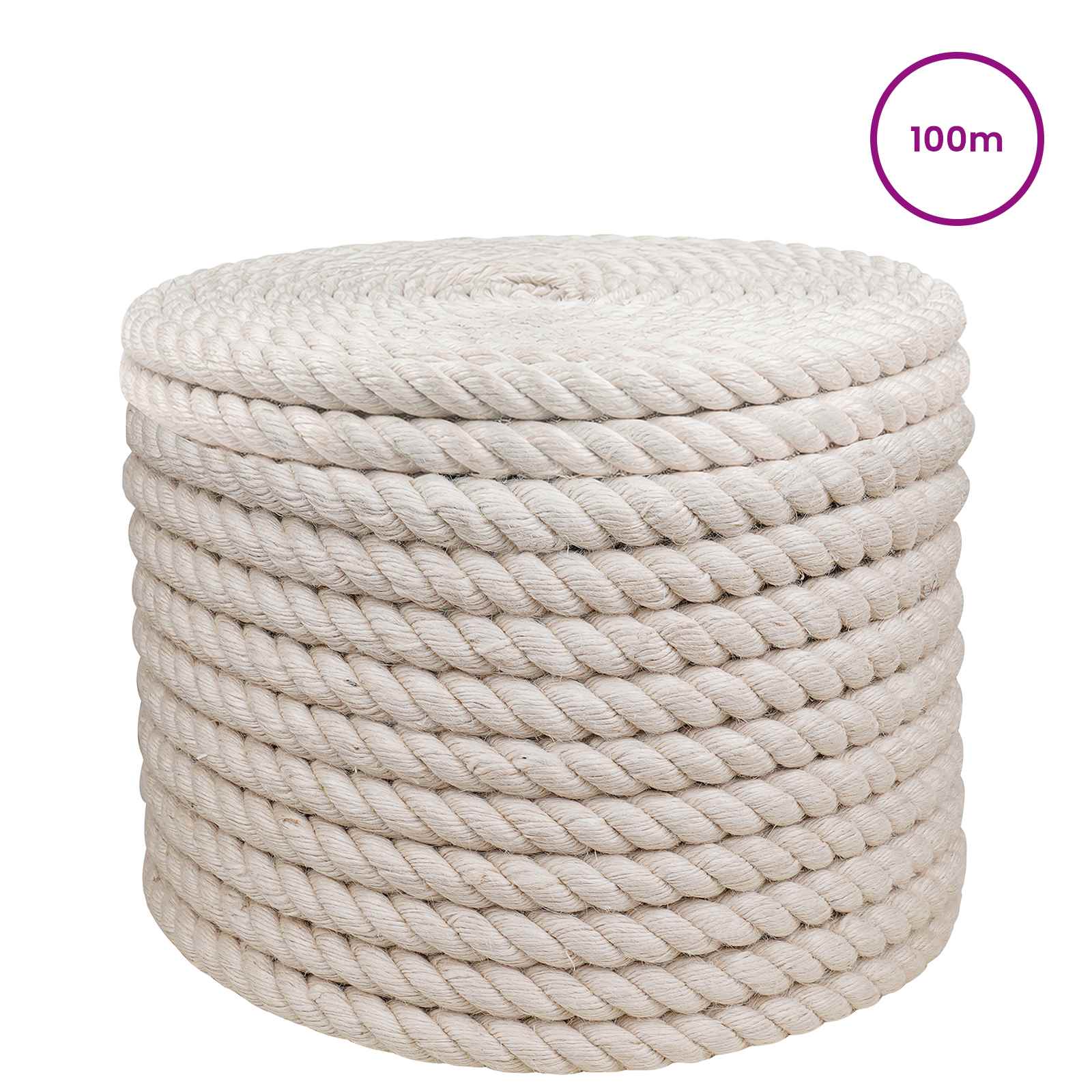 Uže od jute 16 Bijela 100% Juta Tossa