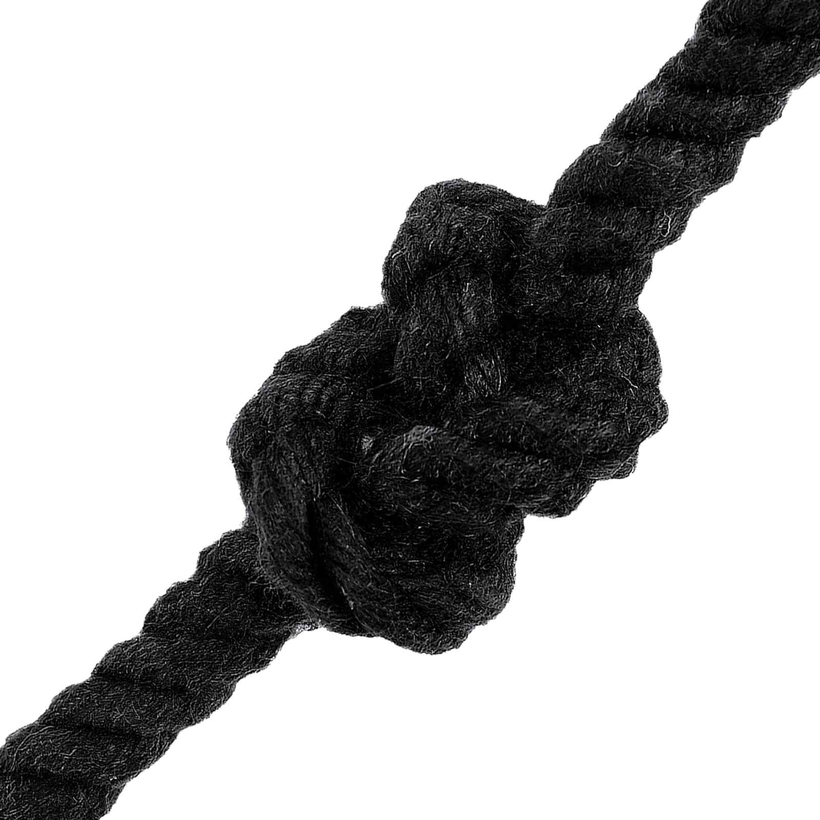 Konop Crna 0,8 x 0,8 x 2500 cm Pamuk