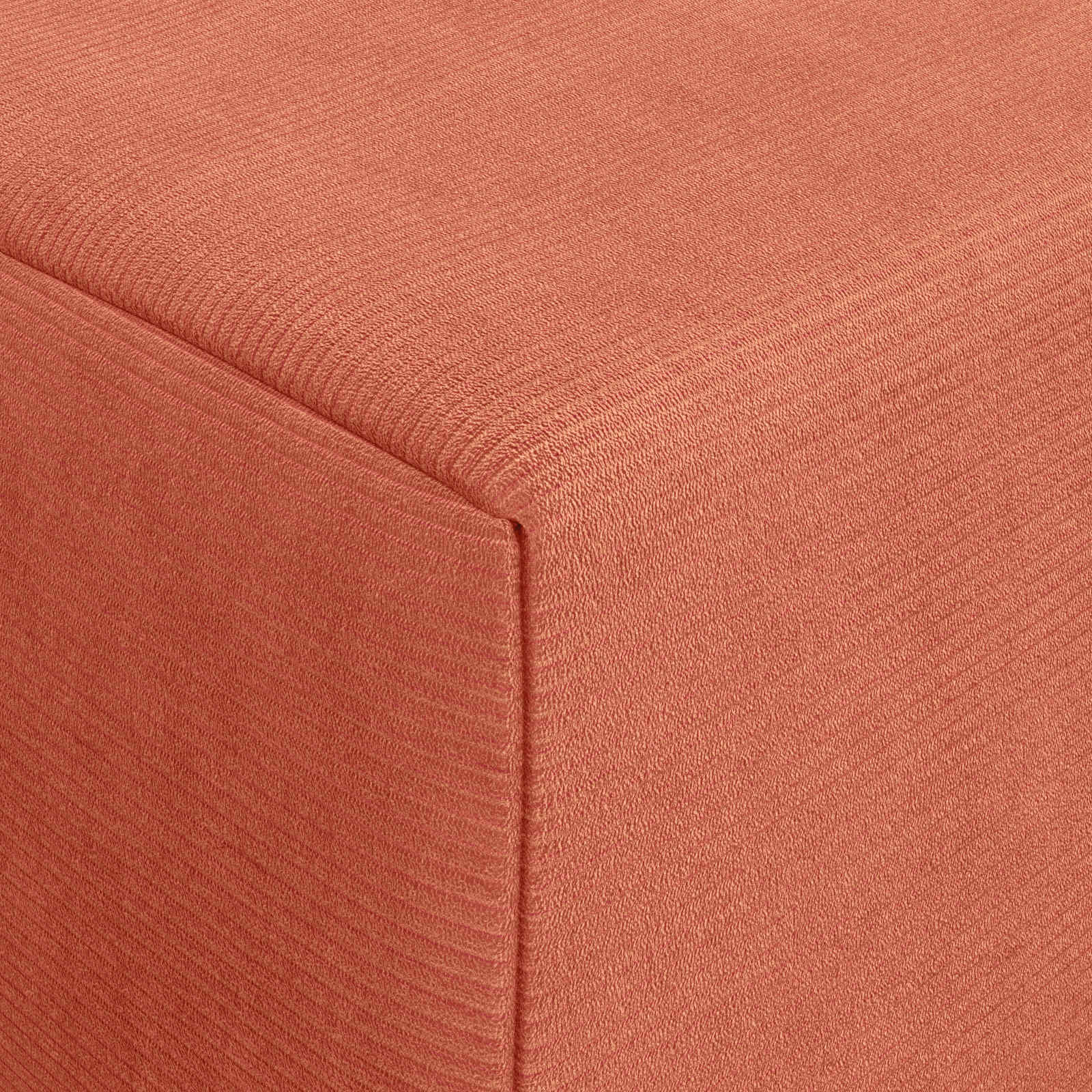 Sofa na razvlačenje Crvena narančasta 200 x 70 x 15 cm