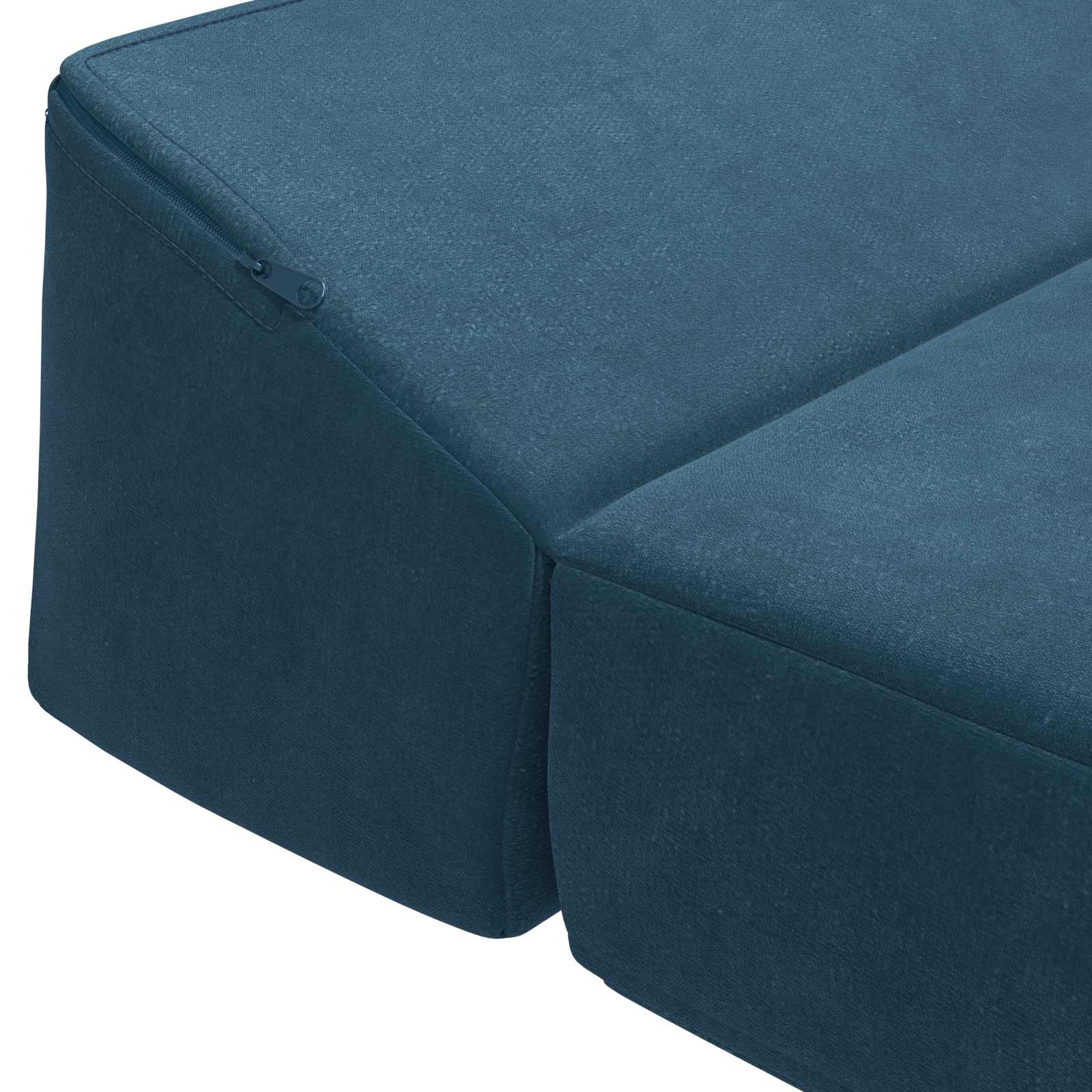 Sofa na razvlačenje Plava 200 x 70 x 10 cm Baršun