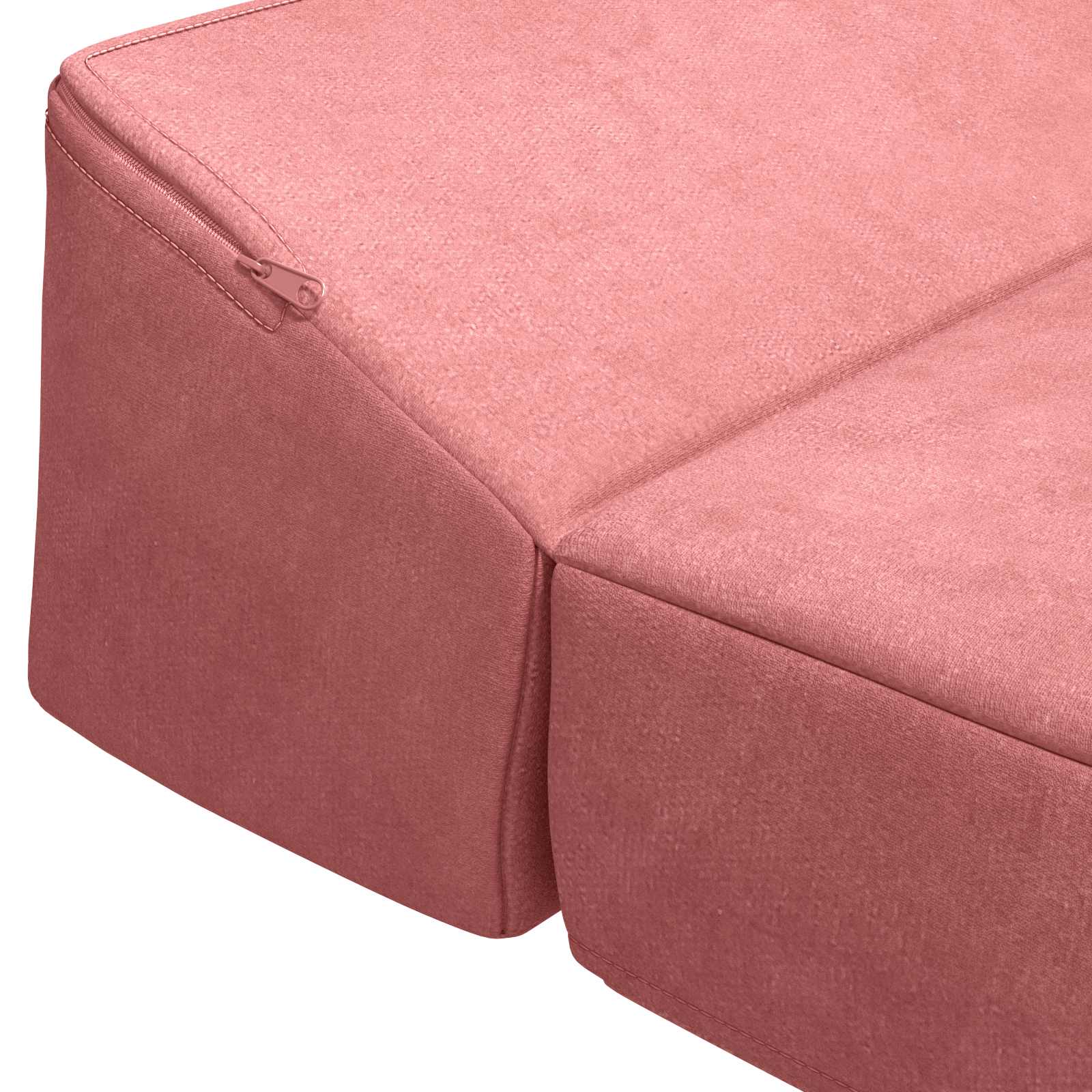 Sofa na razvlačenje Ružičasta 200 x 70 x 10 cm Baršun