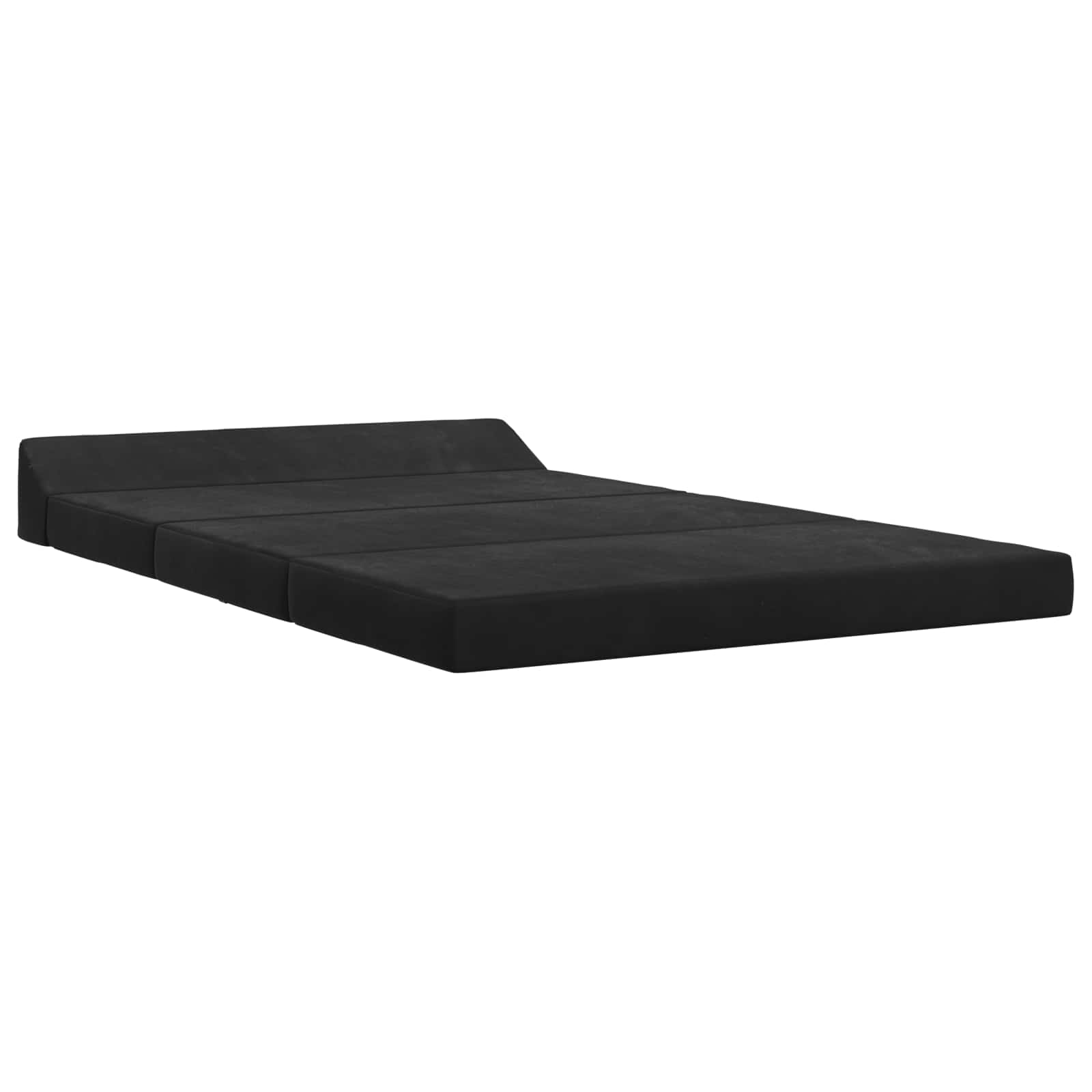 Sofa na razvlačenje Crna 120 x 60 x 49 cm Tkanina