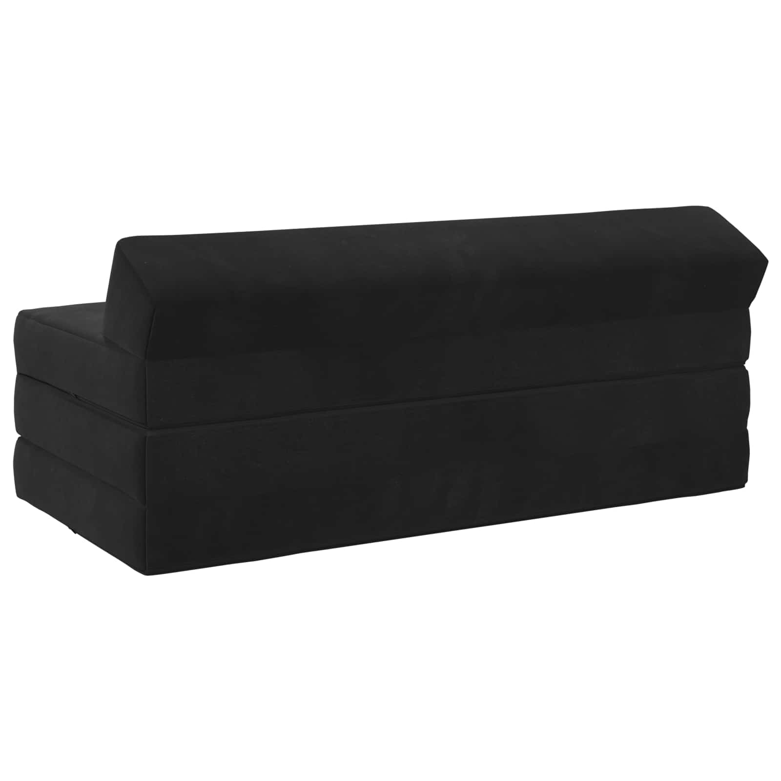 Sofa na razvlačenje Crna 120 x 60 x 49 cm Tkanina