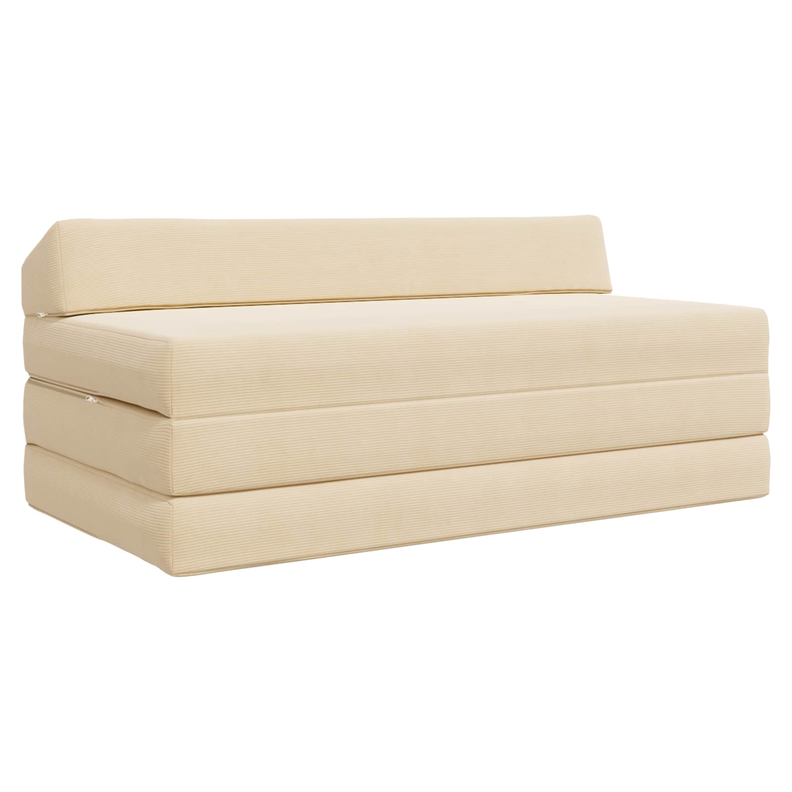 Sofa na razvlačenje Krem 120 x 60 x 49 cm Tkanina