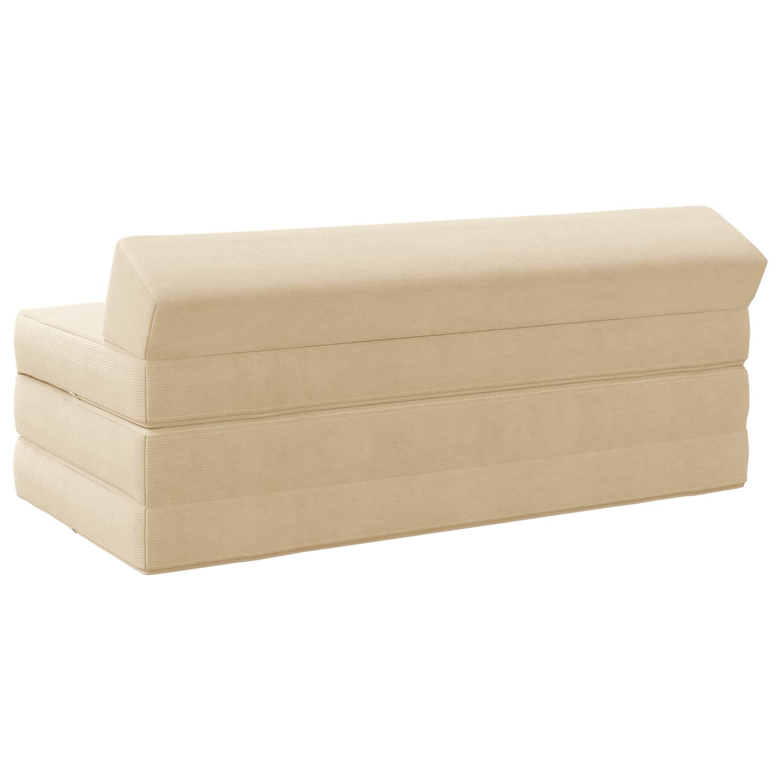 Sofa na razvlačenje Krem 120 x 60 x 49 cm Tkanina