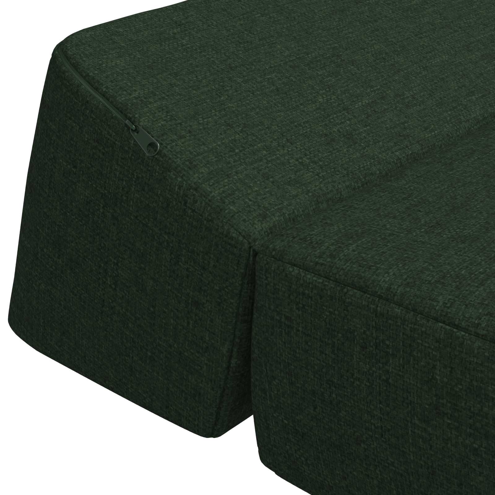 Sofa na razvlačenje Tamnozelena 60 x 70 x 41 cm Tkanina