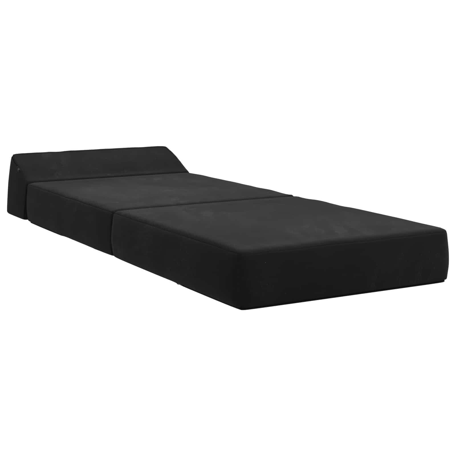 Sofa na razvlačenje Crna 60 x 70 x 41 cm Tkanina