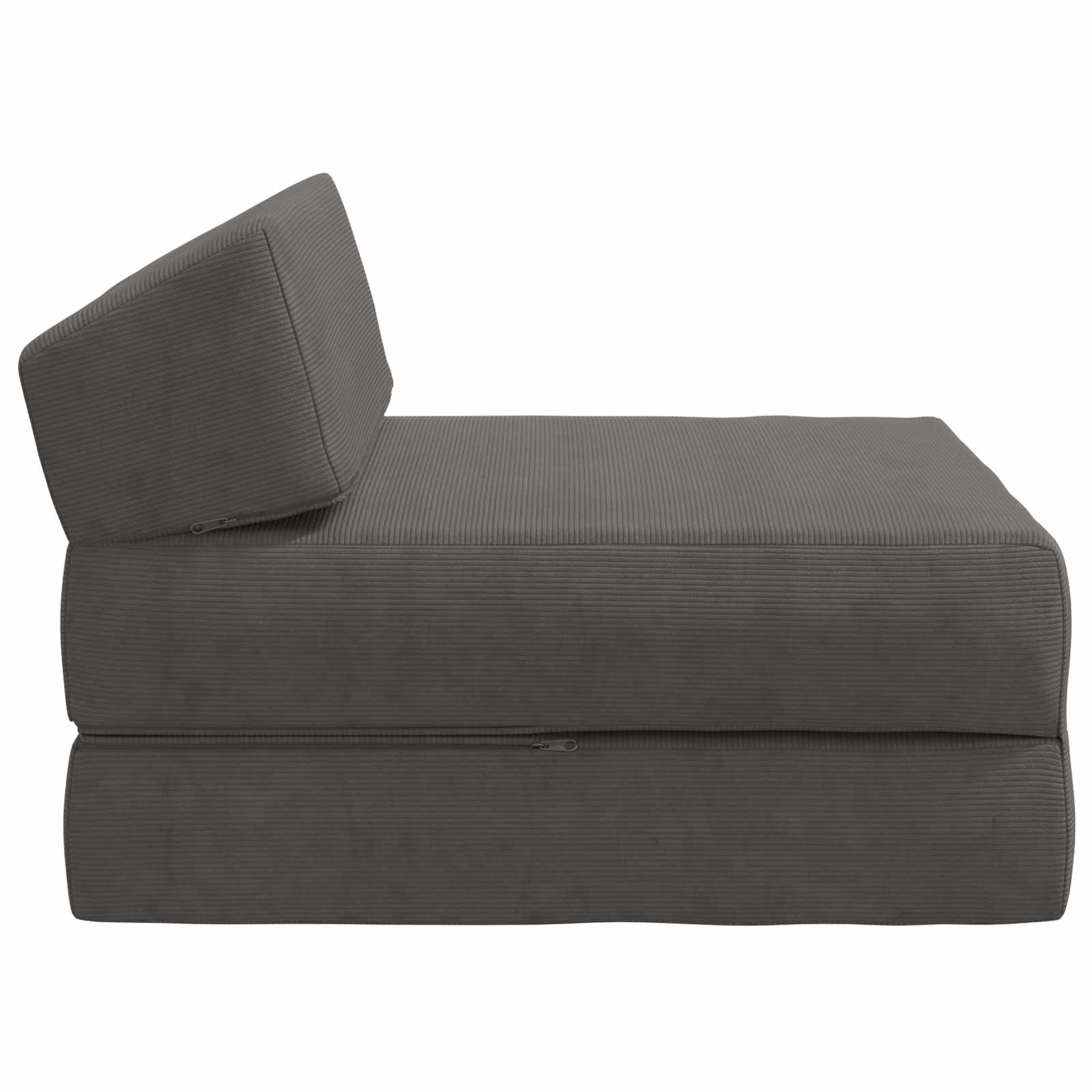 Sofa na razvlačenje Tamnosiva 60 x 70 x 41 cm Tkanina