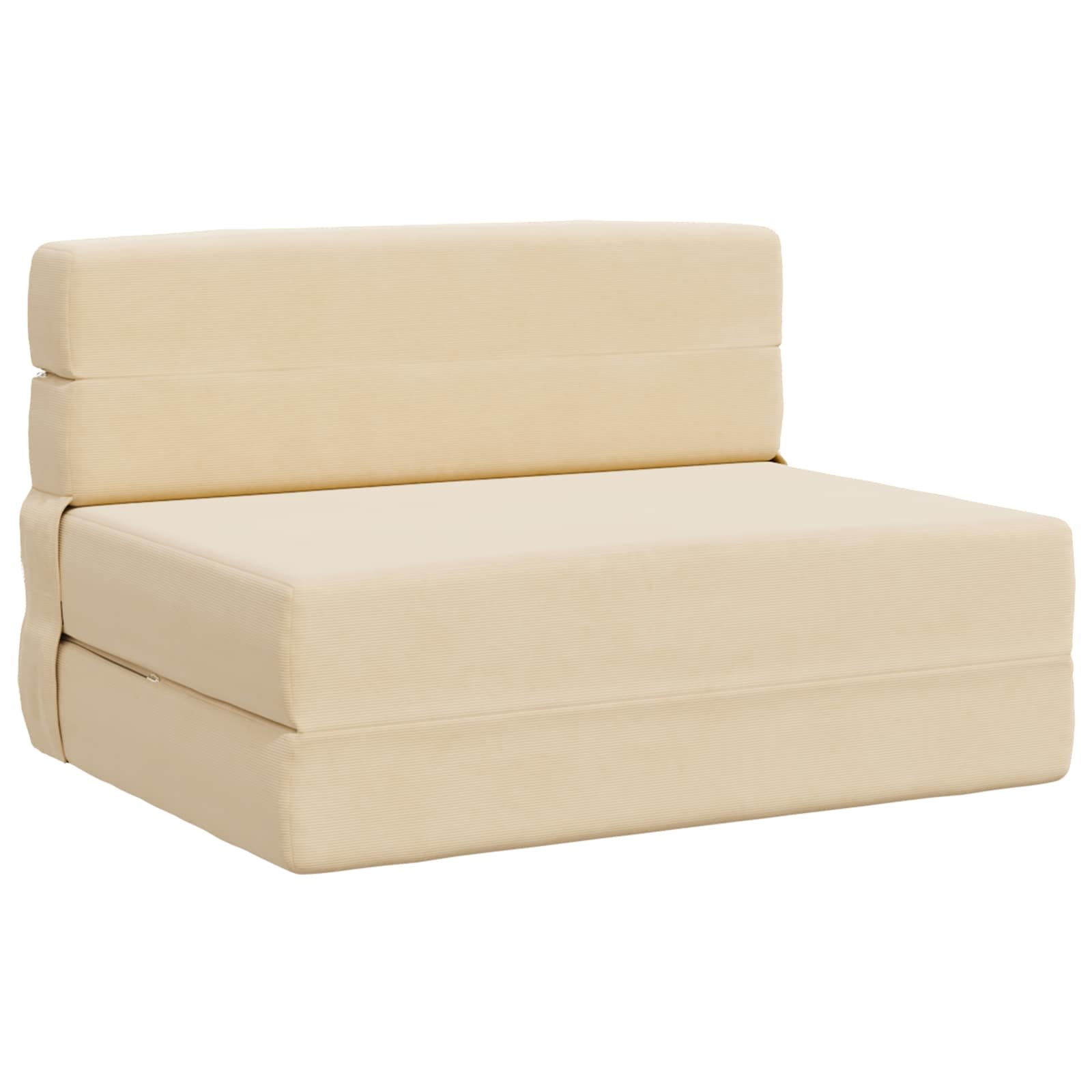 Sofa na razvlačenje Krem 70 x 72 x 60 cm Tkanina