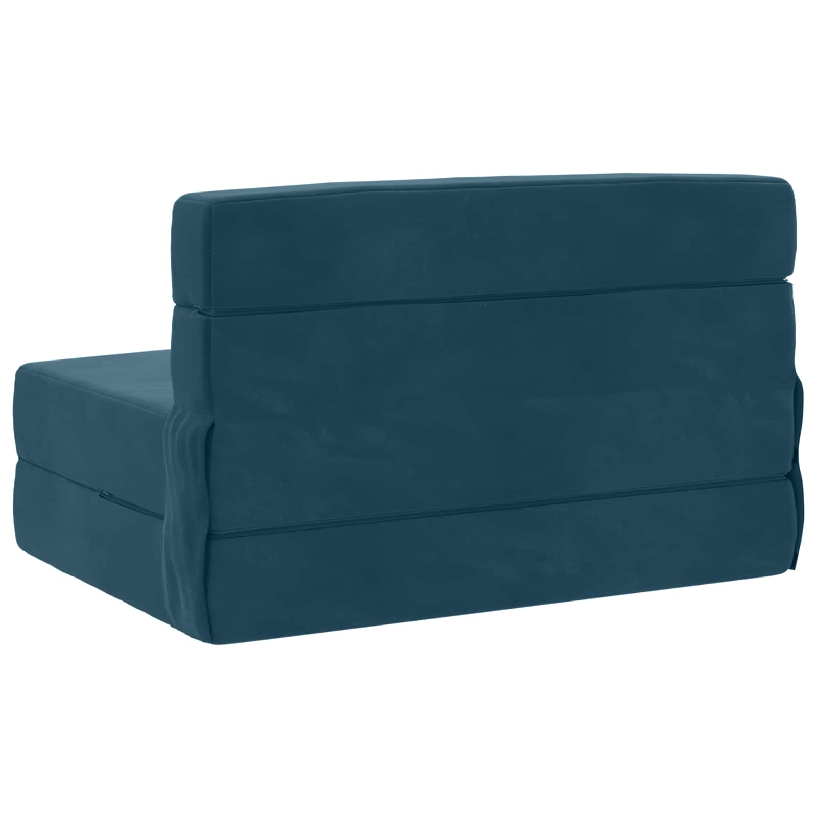 Sofa na razvlačenje Plava 70 x 80 x 60 cm Tkanina