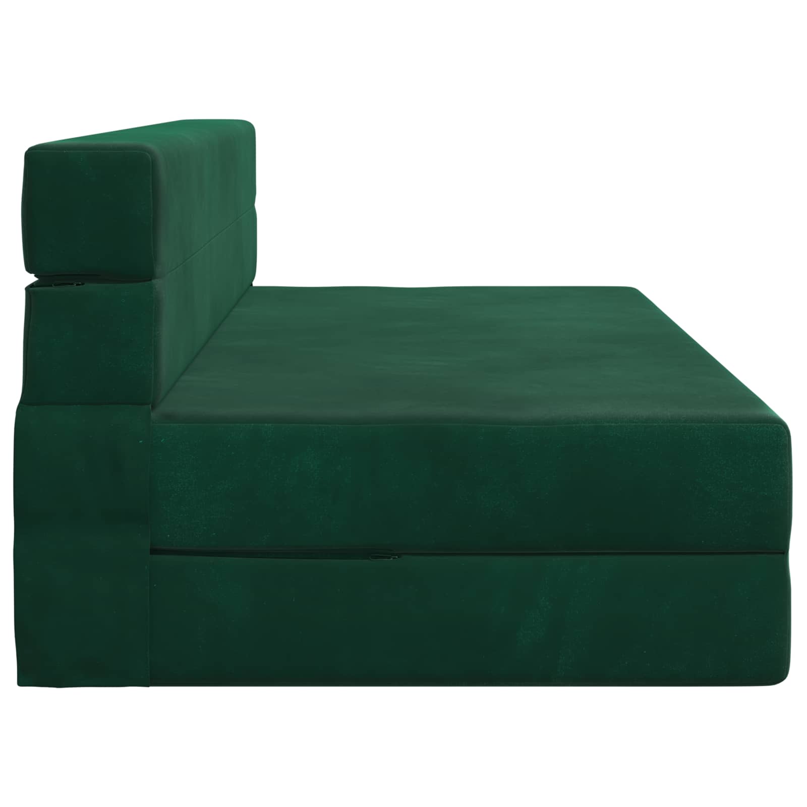 Sofa na razvlačenje Tamnozelena 152 x 86,5 x 60 cm Tkanina