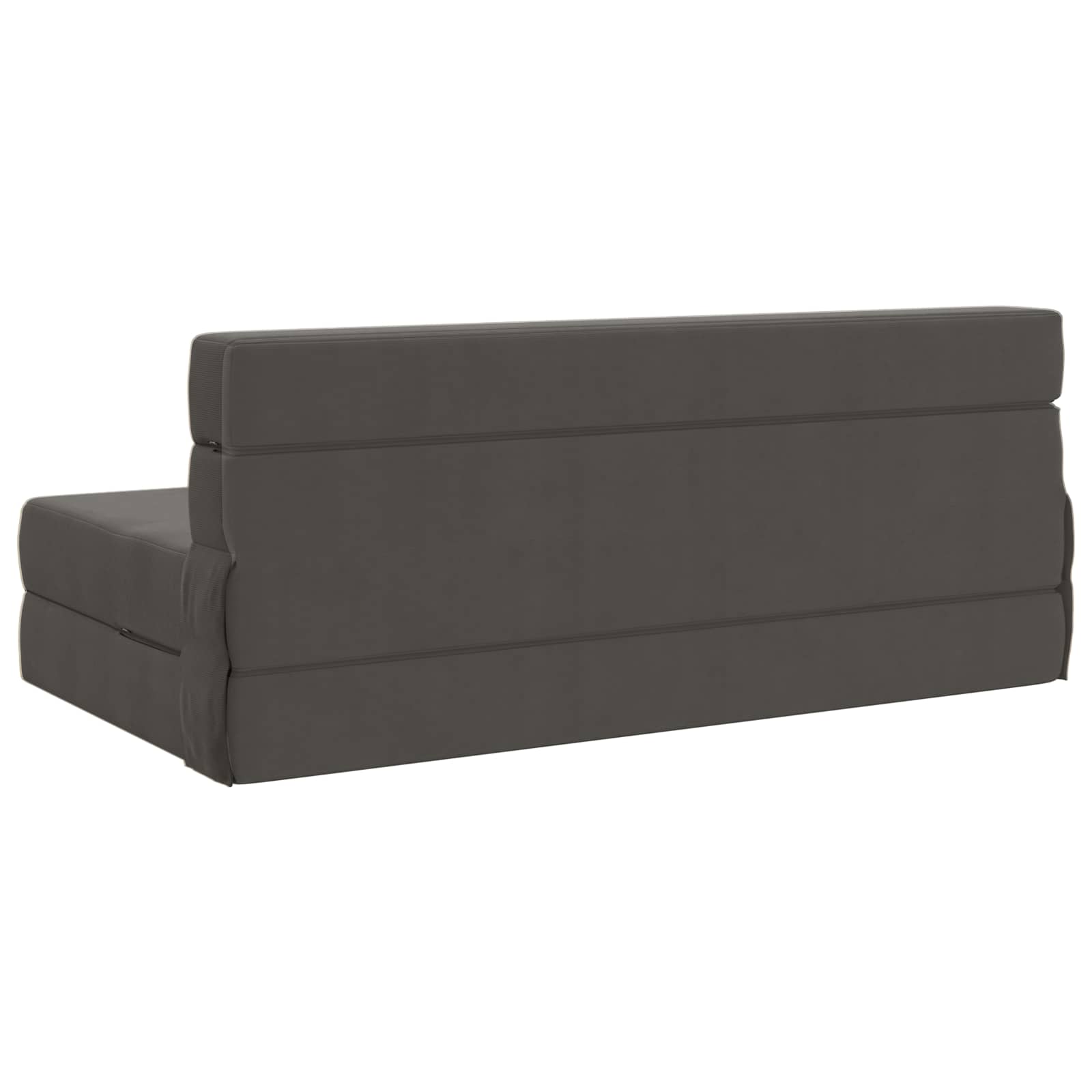 Sofa na razvlačenje Tamnosiva 152 x 86,5 x 60 cm Tkanina