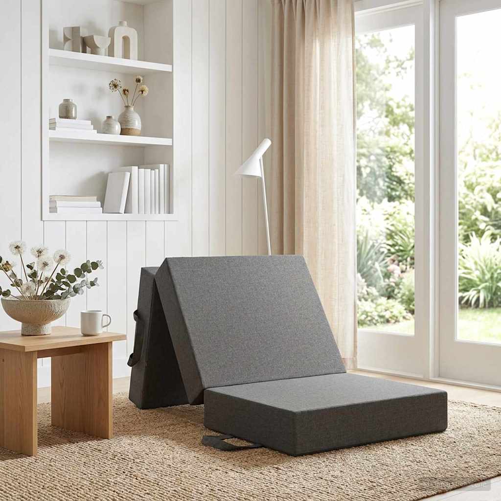 Sofa na razvlačenje 75 x 63 x 45 cm Svjetlosiva