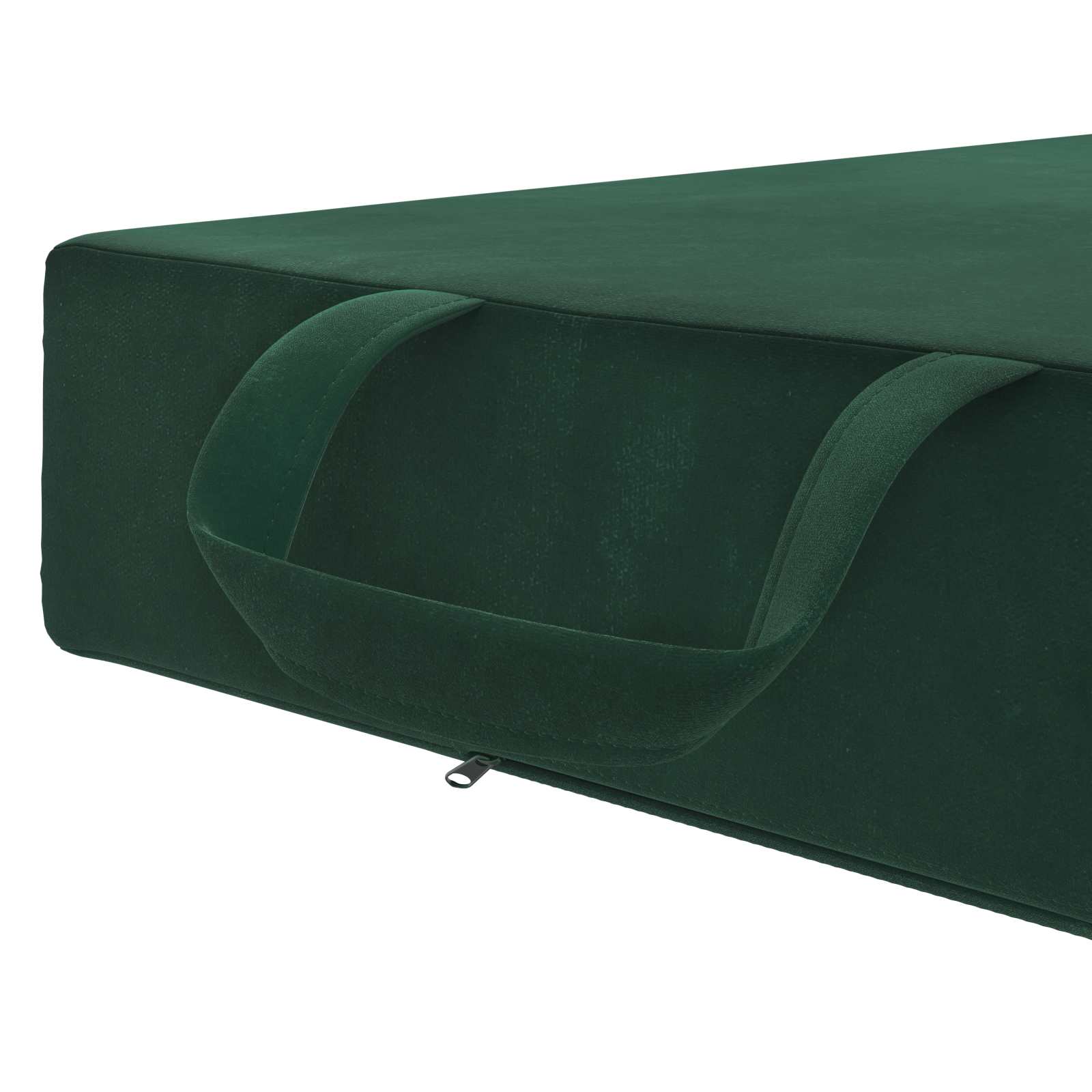 Sofa na razvlačenje 75 x 63 x 45 cm Tamnozelena