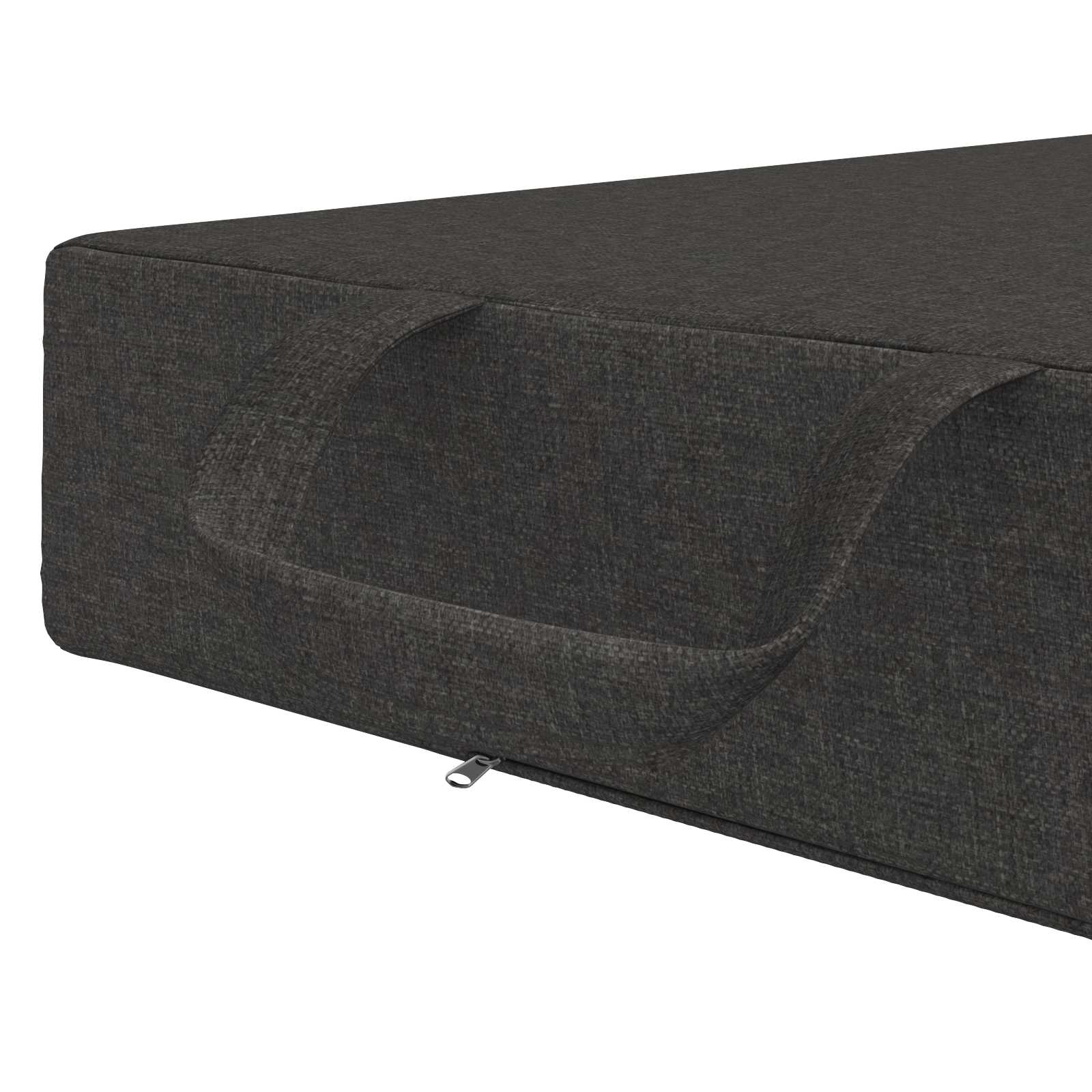 Sofa na razvlačenje 90 x 63 x 45 cm Tamnosiva