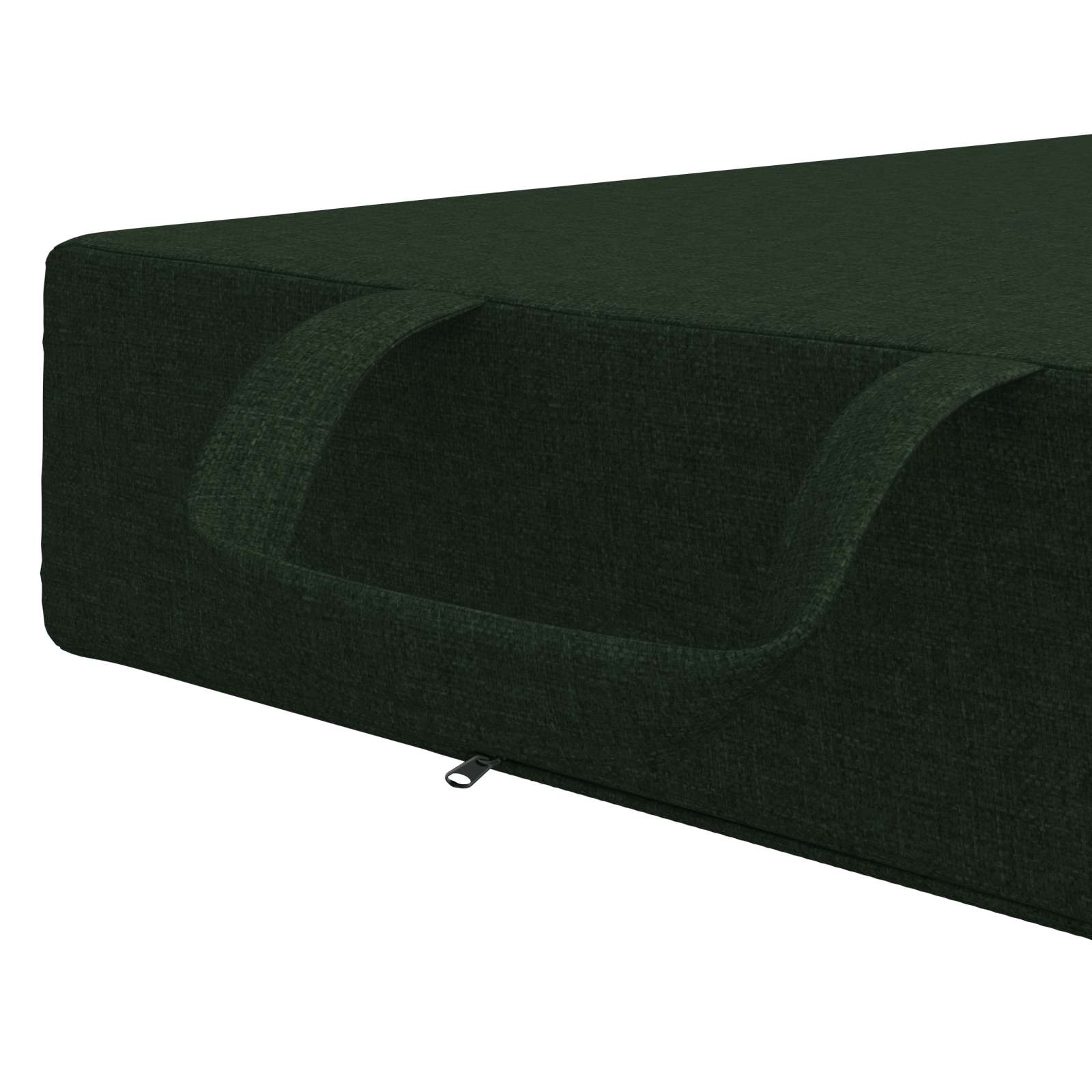 Sofa na razvlačenje 90 x 63 x 45 cm Tamnozelena